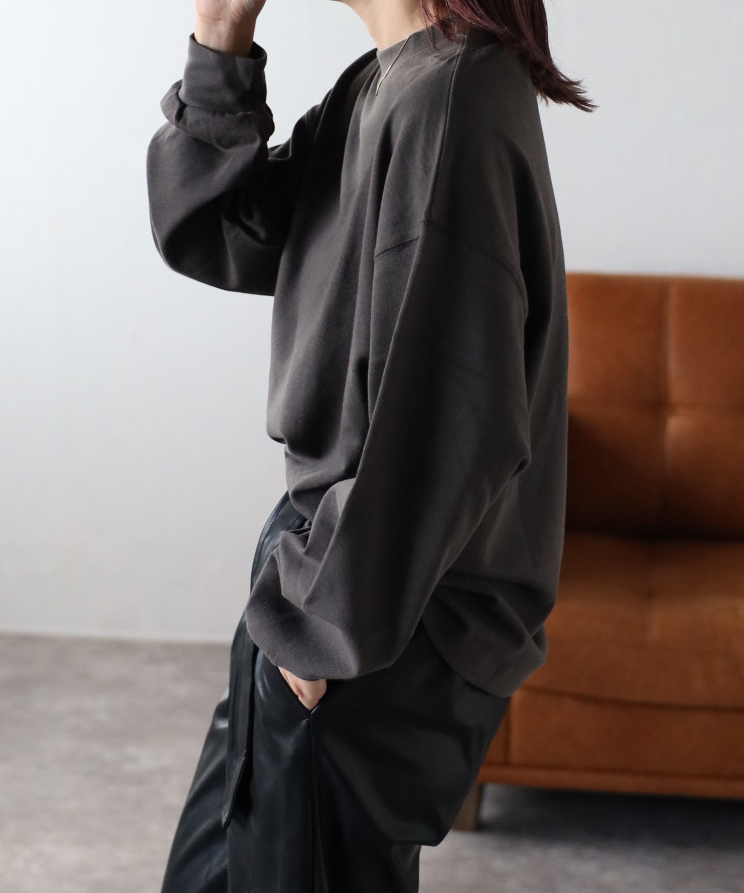model:158㎝　着用サイズ:FREE