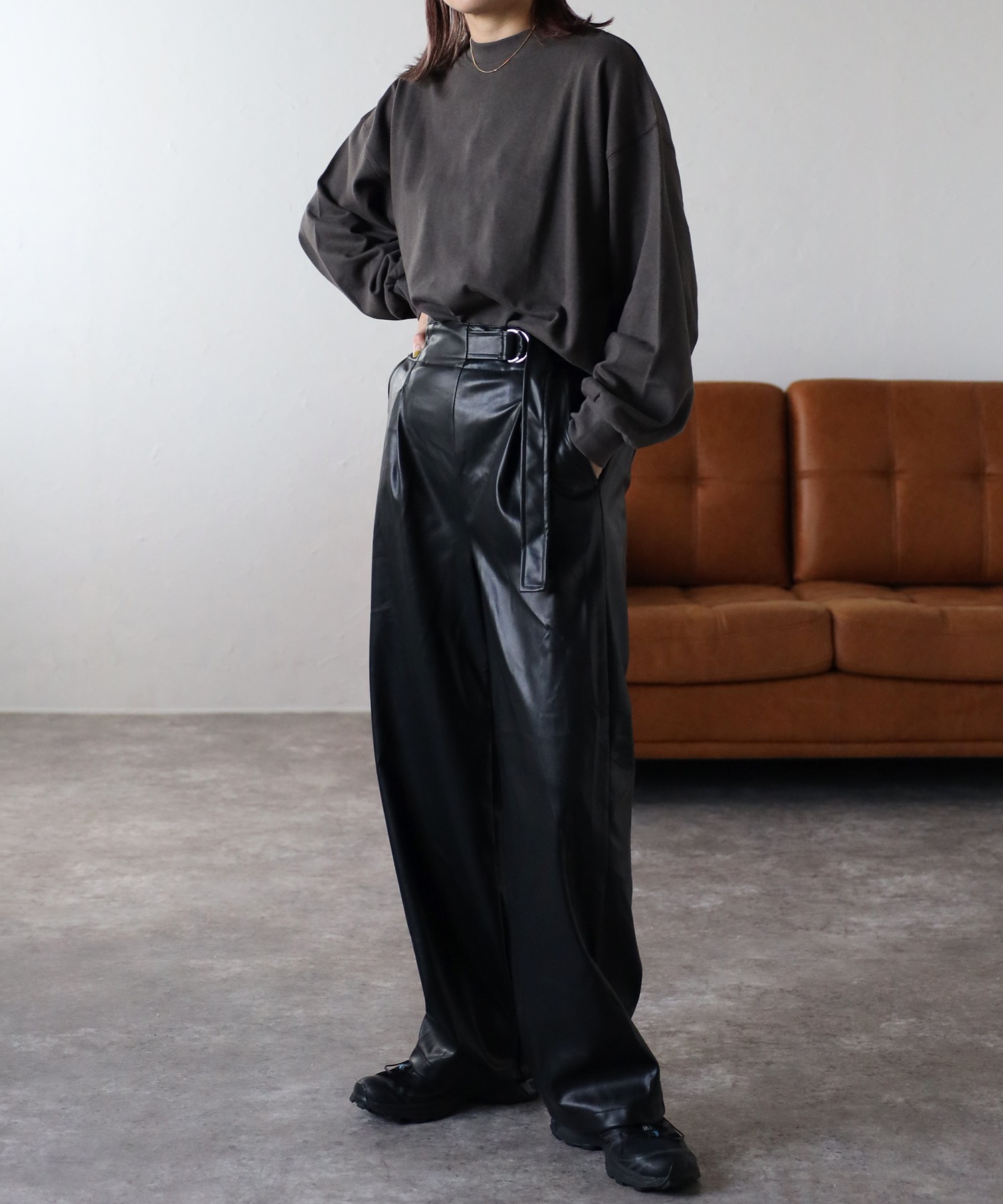 model:158㎝　着用サイズ:FREE