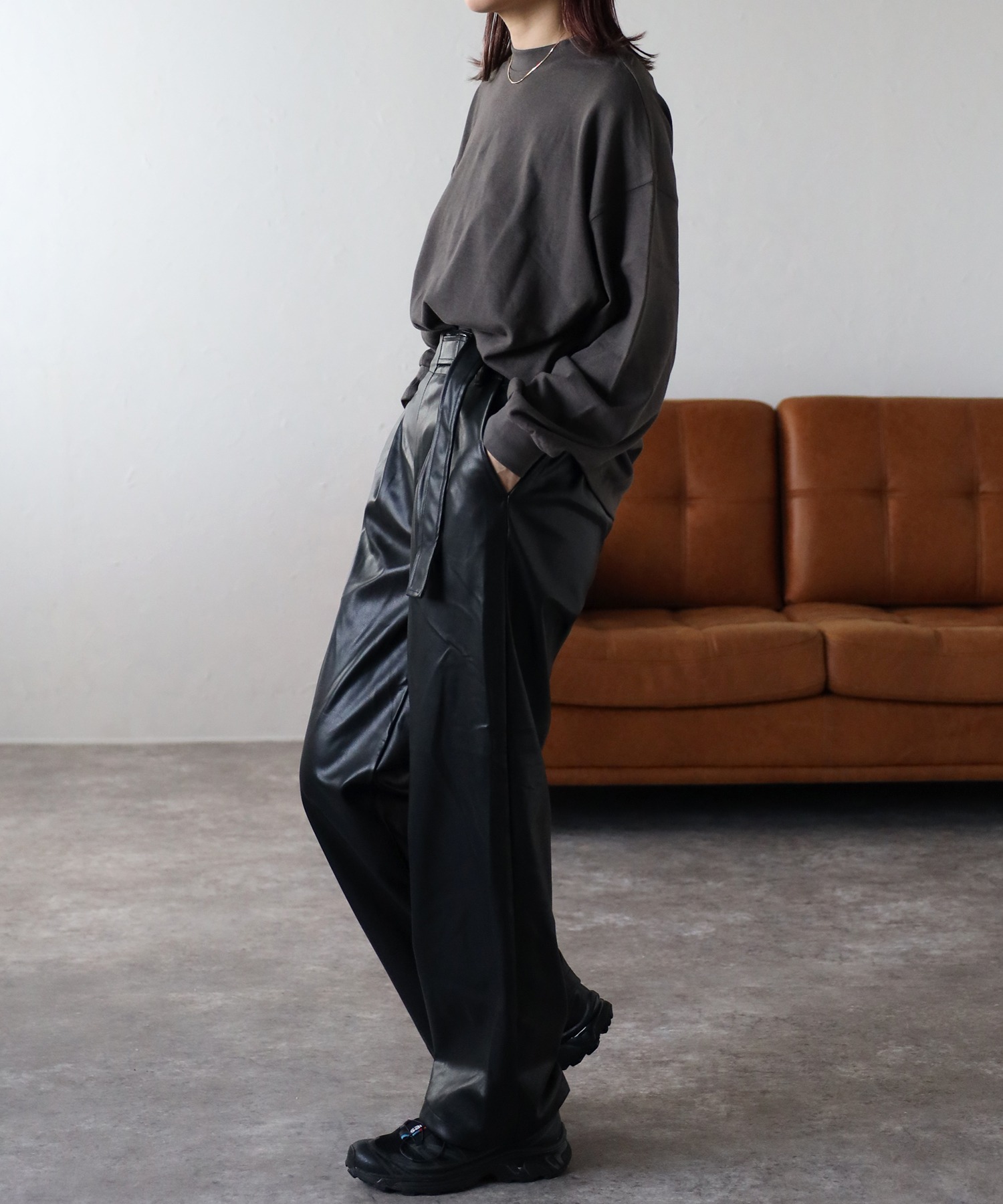 model:158㎝　着用サイズ:FREE
