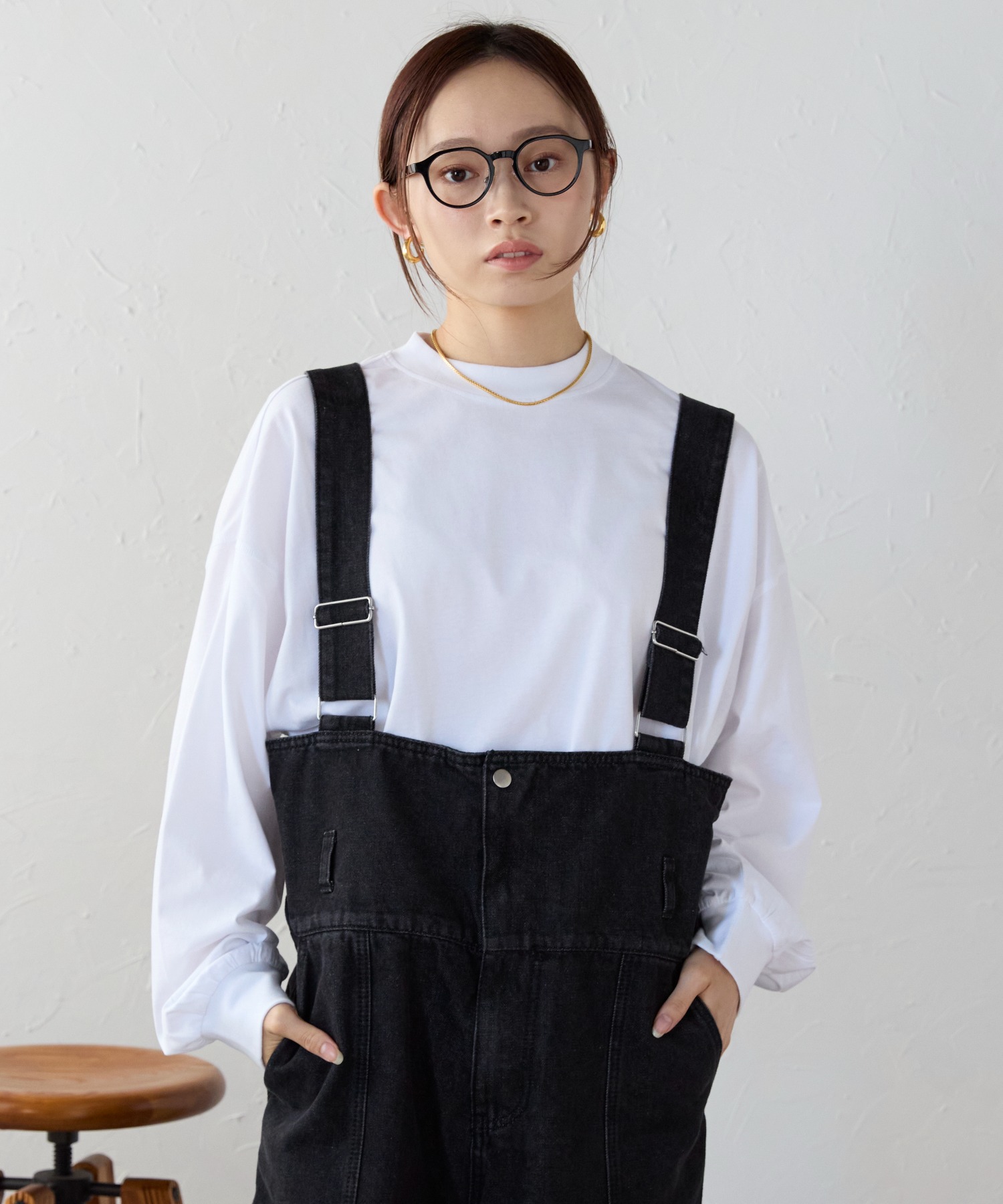 model:158㎝　着用サイズ:FREE