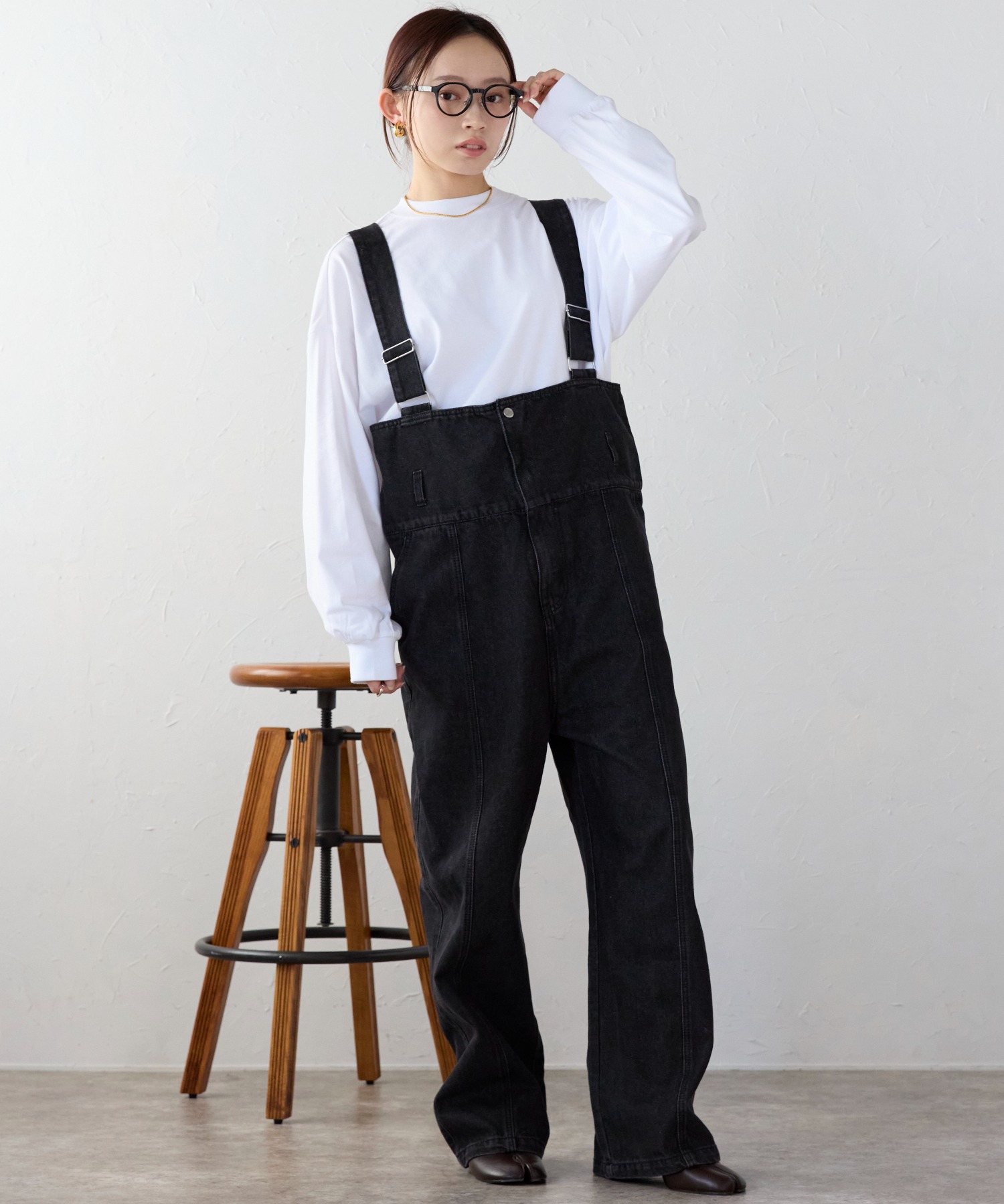 model:158㎝　着用サイズ:FREE