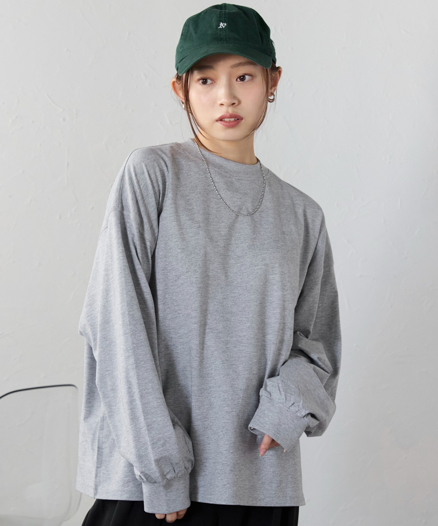 model:158㎝　着用サイズ:FREE