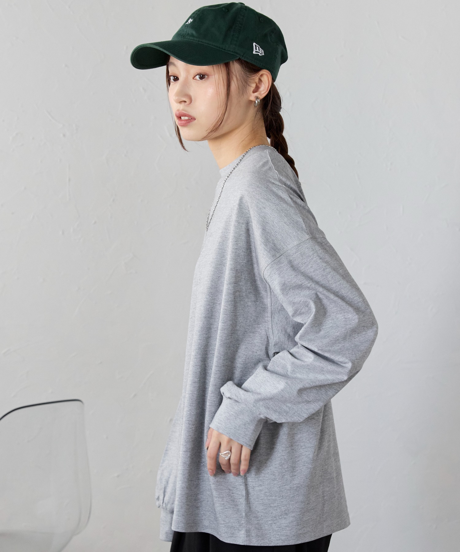 model:158㎝　着用サイズ:FREE