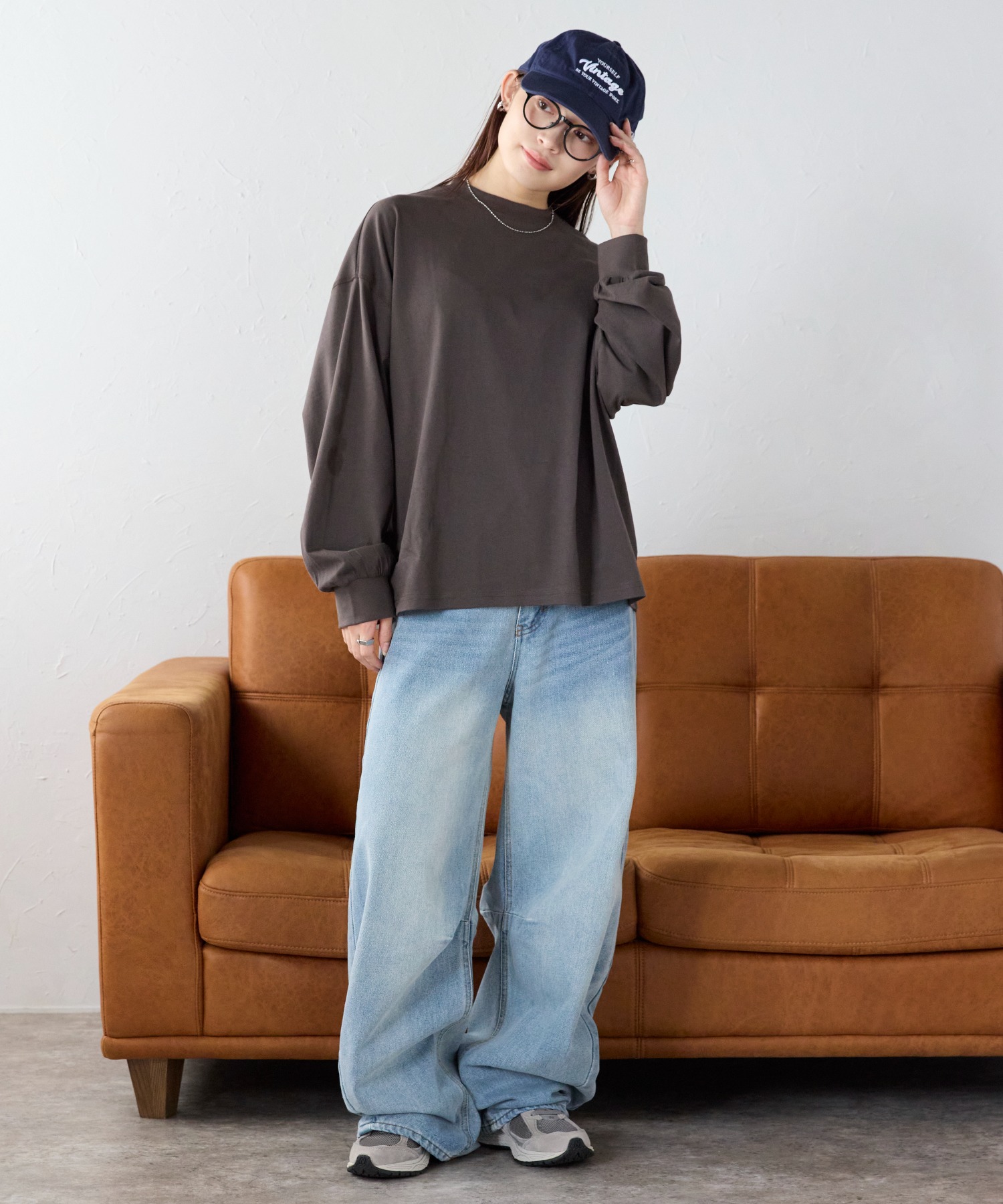 model:158㎝　着用サイズ:FREE