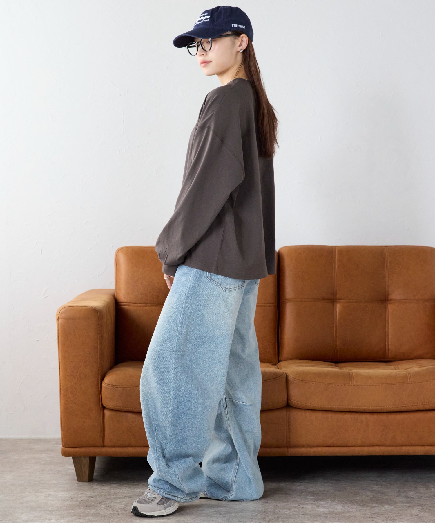 model:158㎝　着用サイズ:FREE