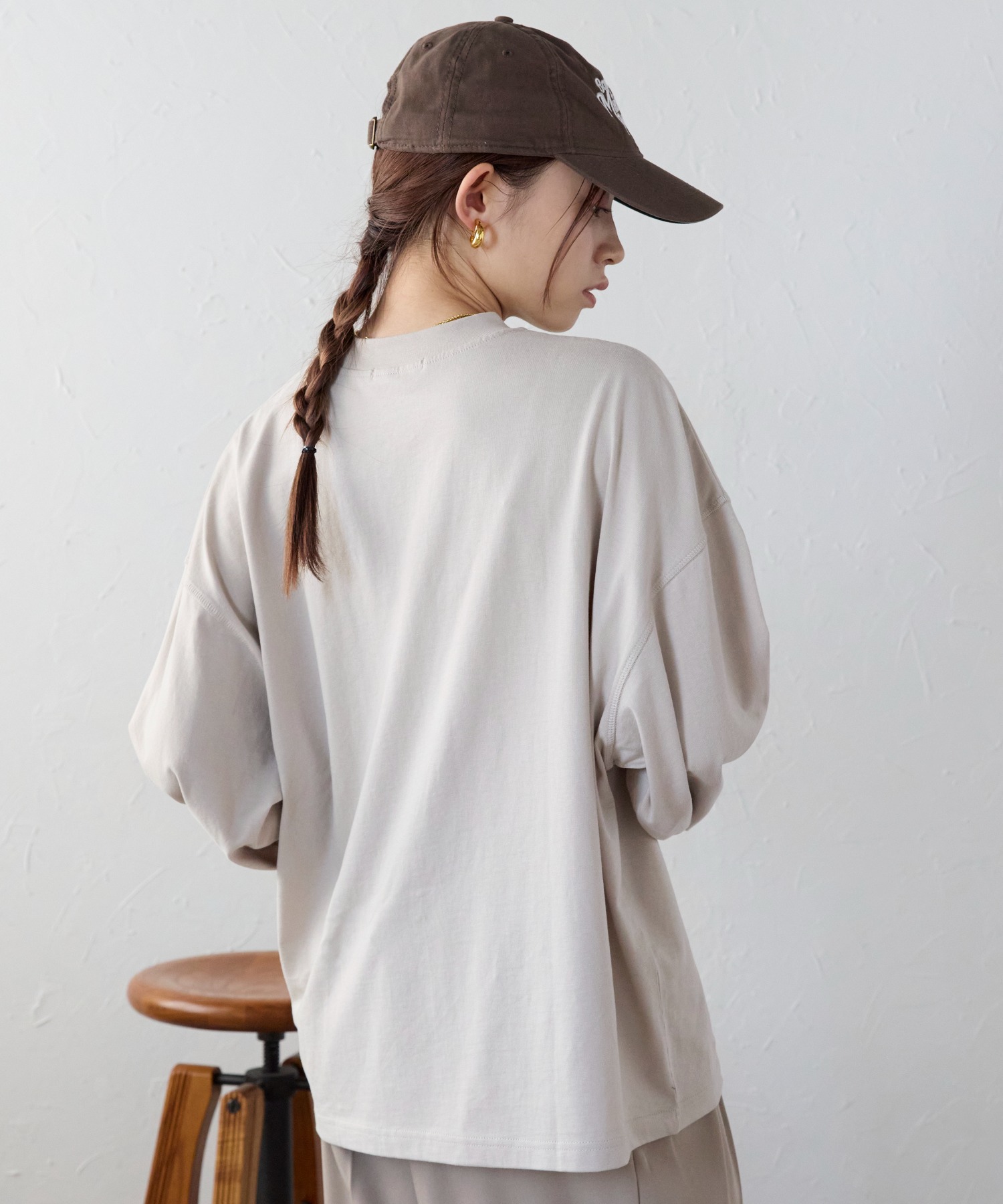 model:158㎝　着用サイズ:FREE