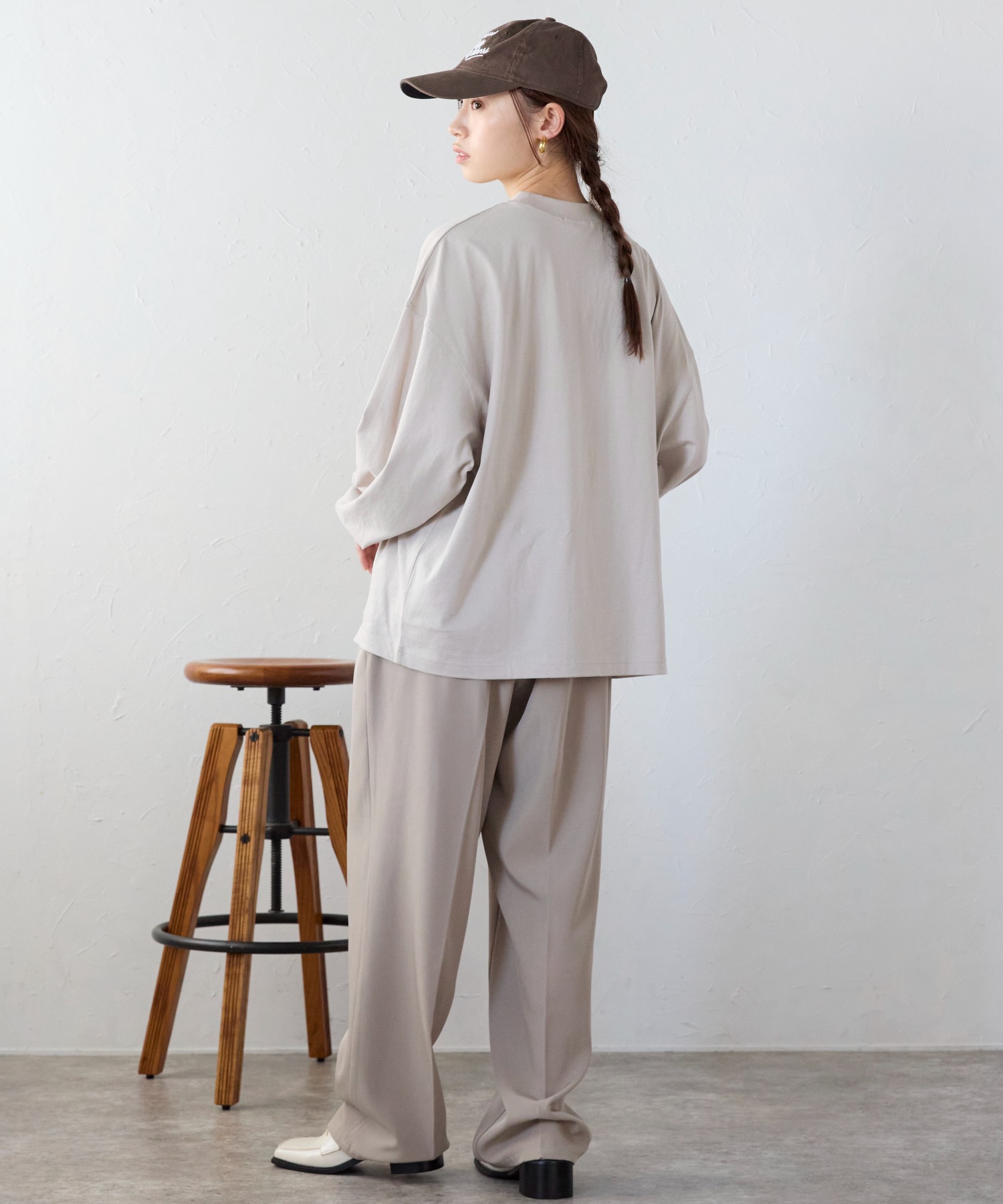 model:158㎝　着用サイズ:FREE