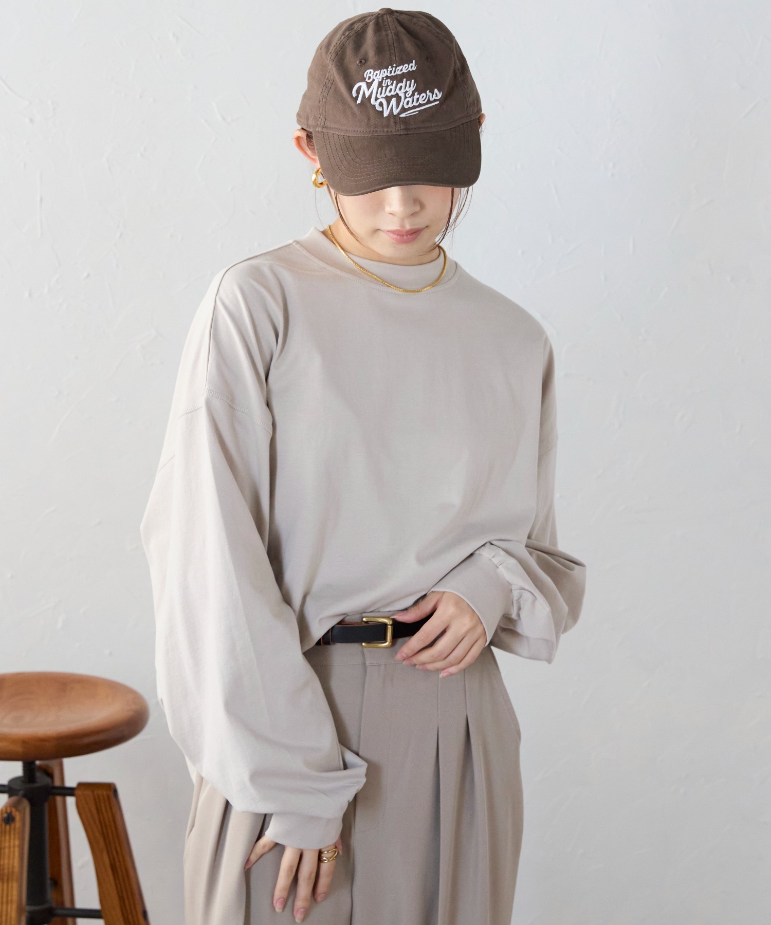 model:158㎝　着用サイズ:FREE