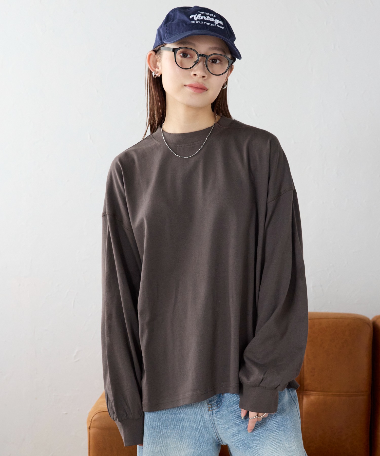 model:158㎝　着用サイズ:FREE