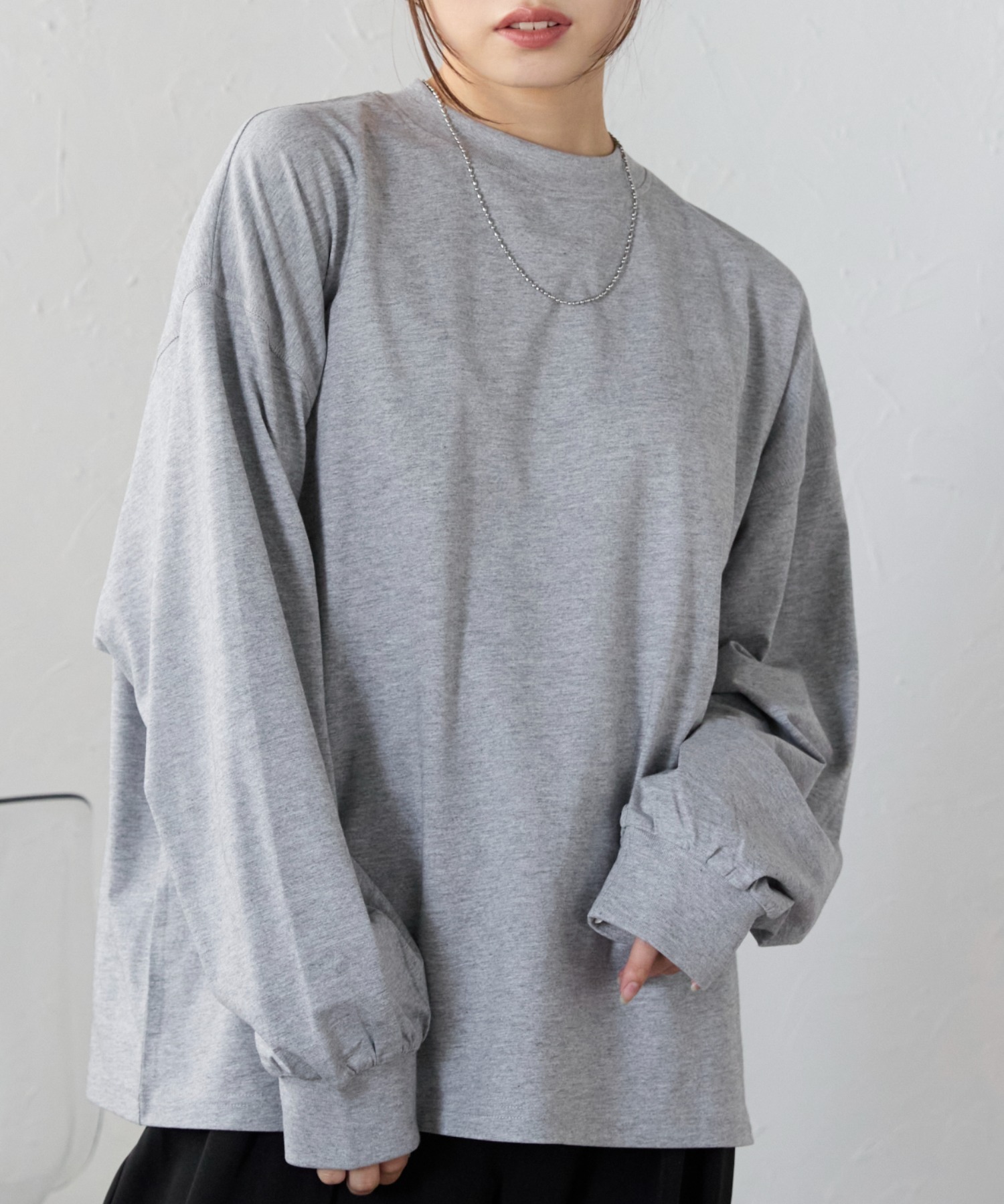 model:158㎝　着用サイズ:FREE
