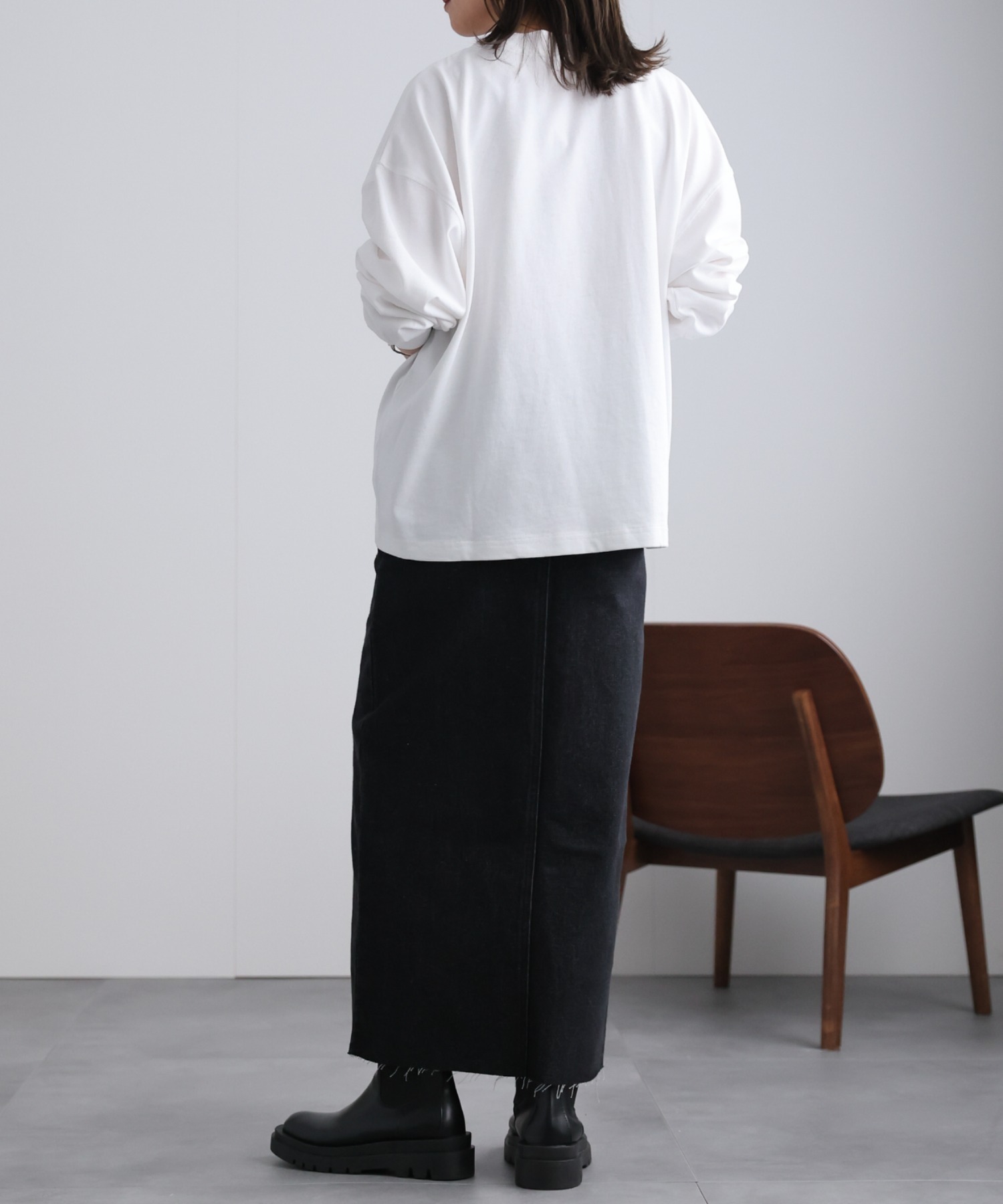 model:162㎝　着用サイズ:FREE