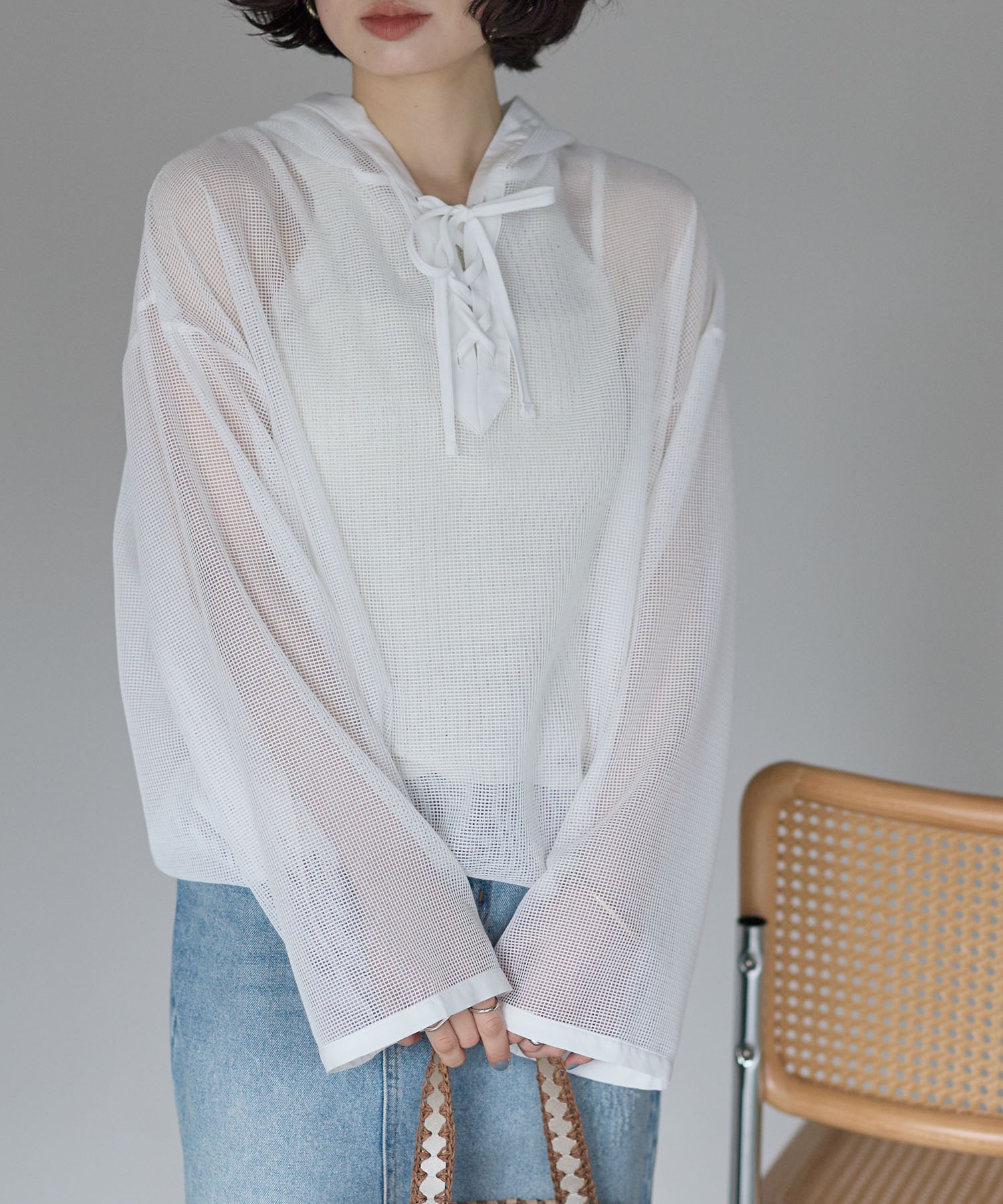 H：157cm　着用サイズ：M