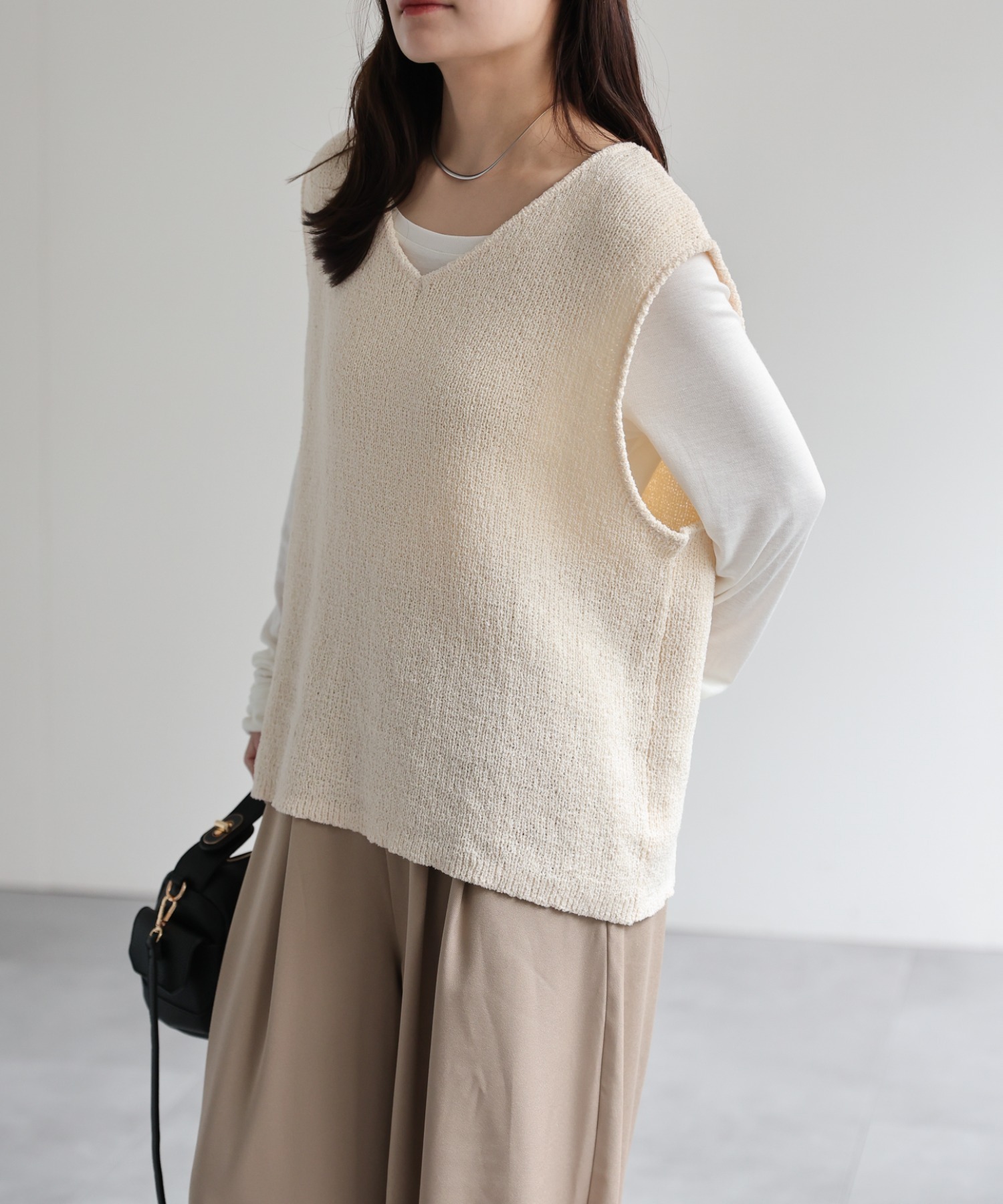 model：156cm 着用サイズ：FREE
