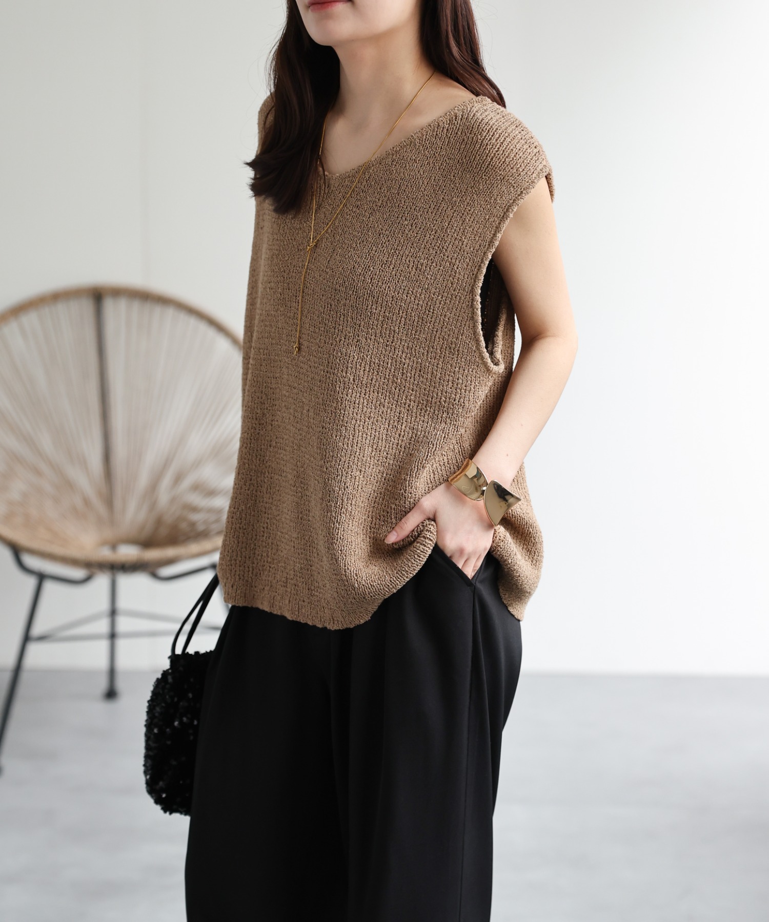 model：156cm 着用サイズ：FREE