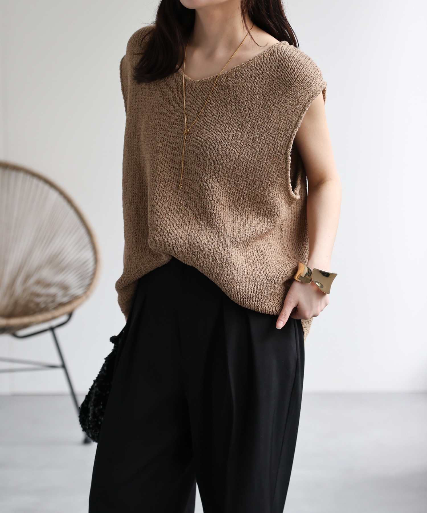 model：156cm 着用サイズ：FREE