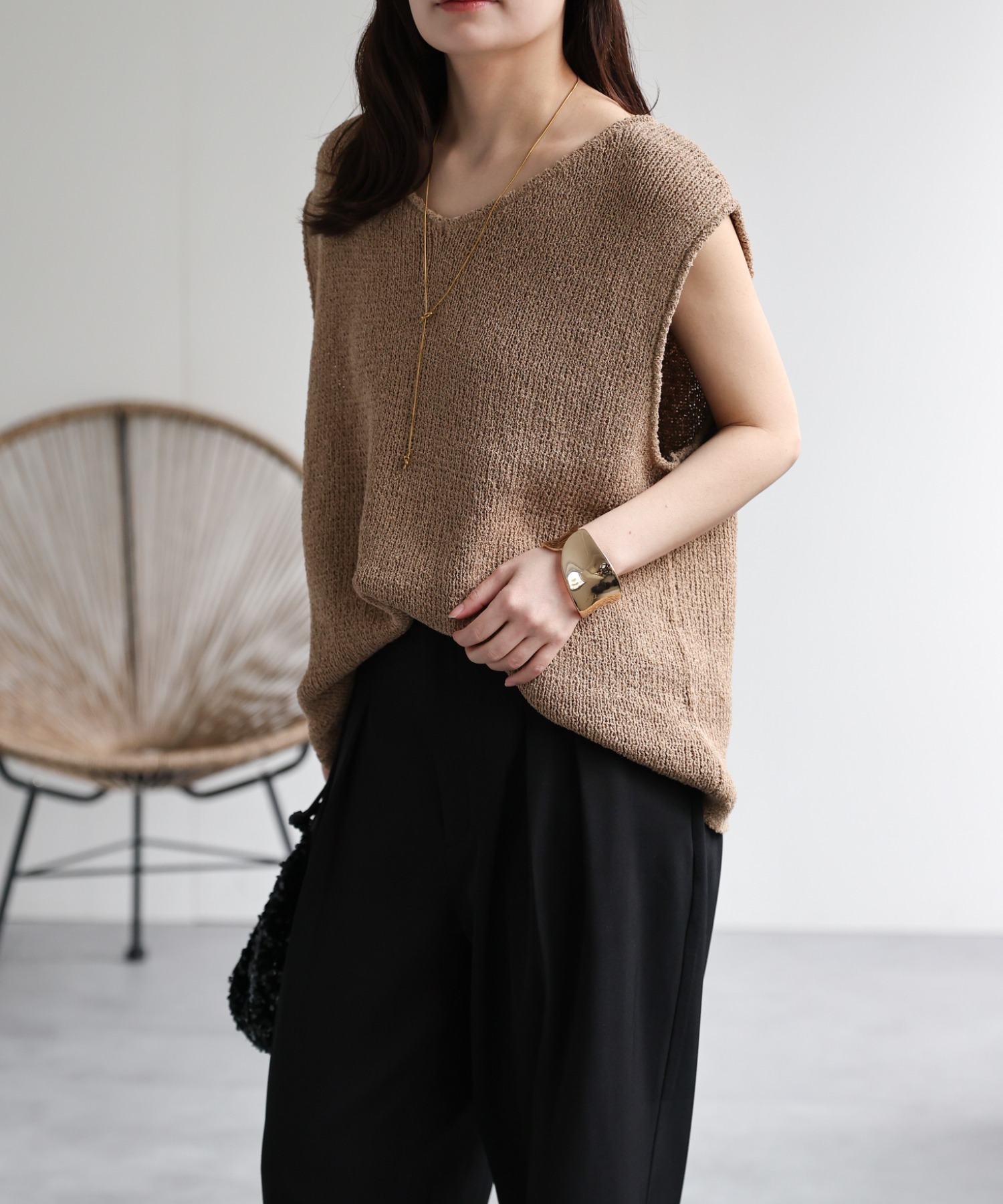 model：156cm 着用サイズ：FREE