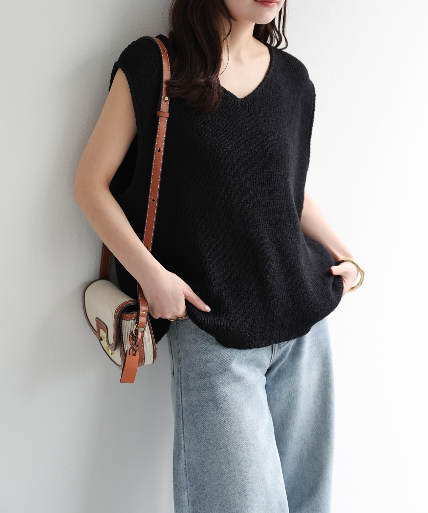model：156cm 着用サイズ：FREE