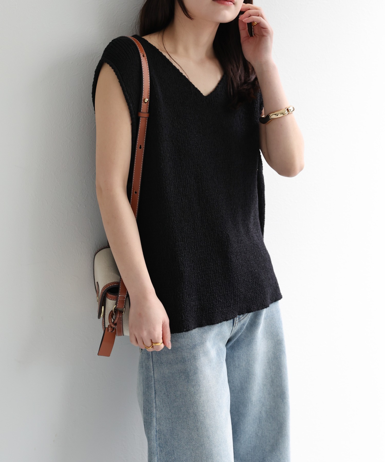 model：156cm 着用サイズ：FREE