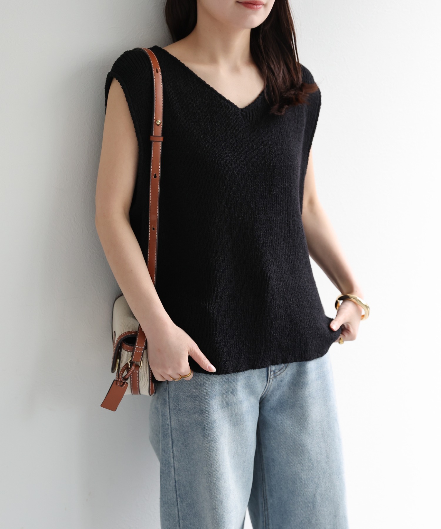 model：156cm 着用サイズ：FREE