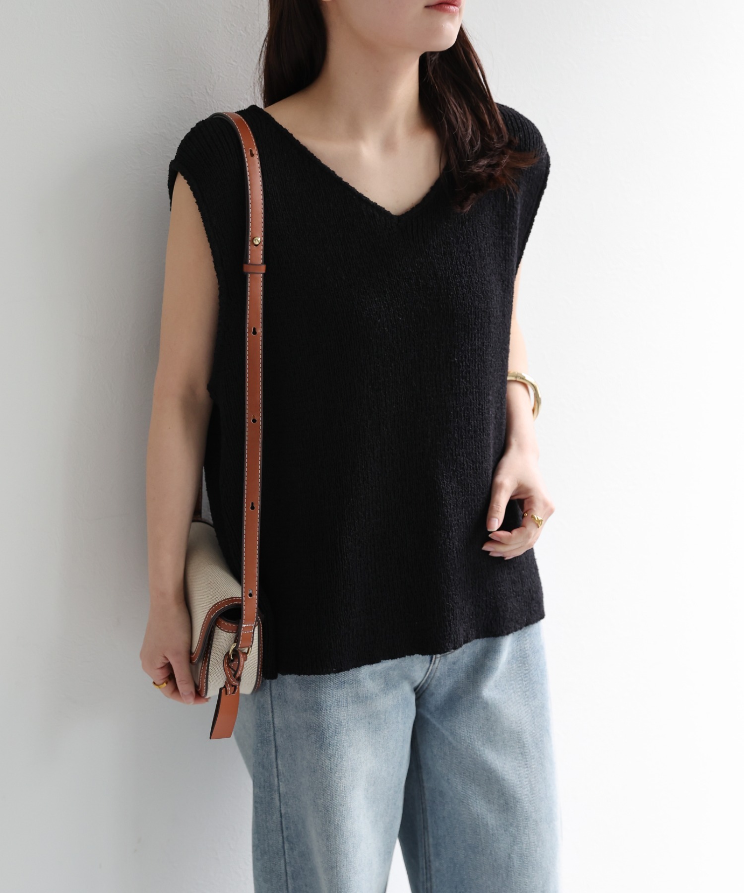 model：156cm 着用サイズ：FREE