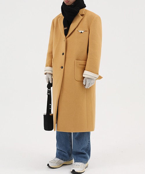 M.P Studios】【2021AW】Design pocket chester coat DY2001 amevisao