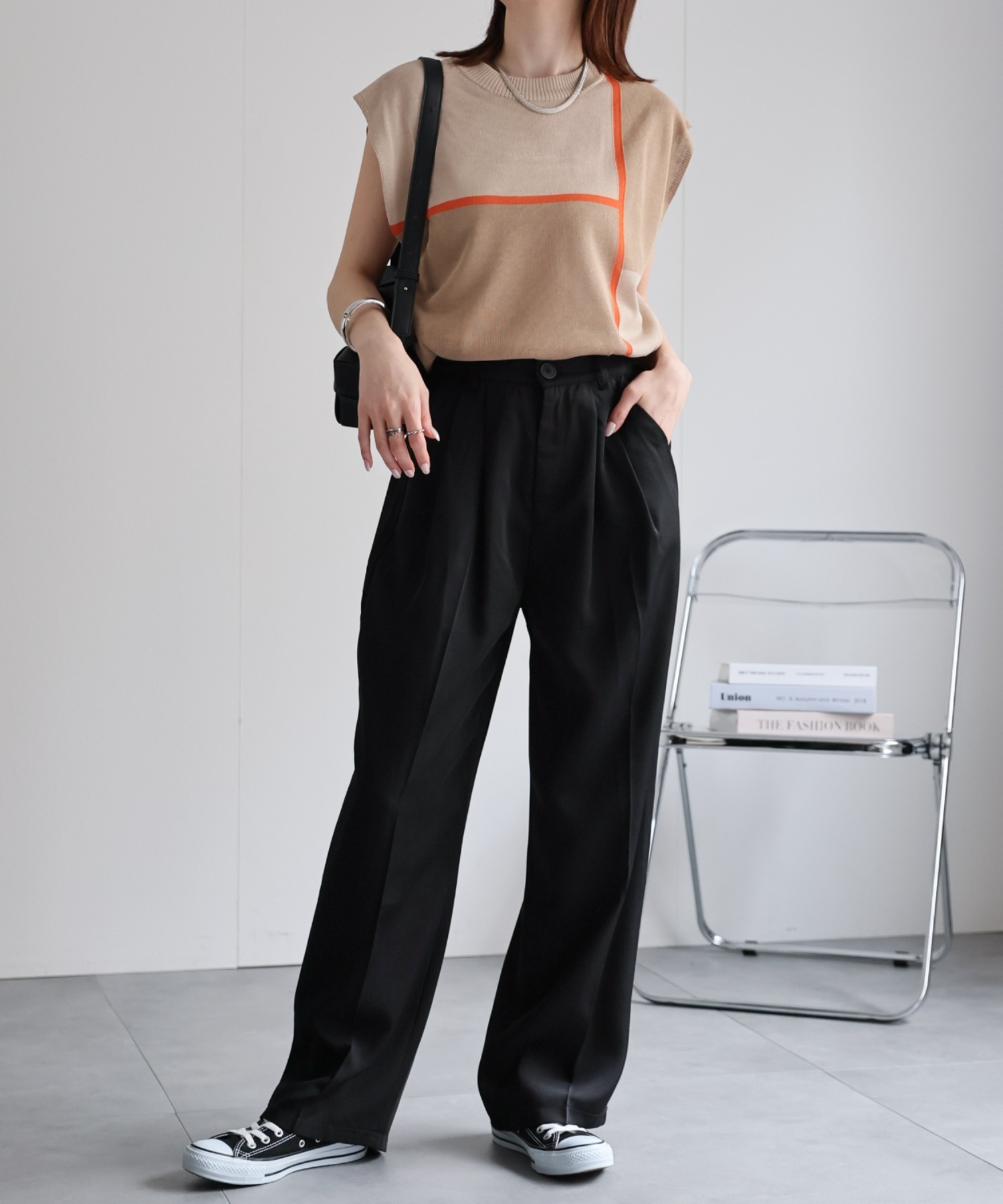 model：162㎝着用サイズ：F
