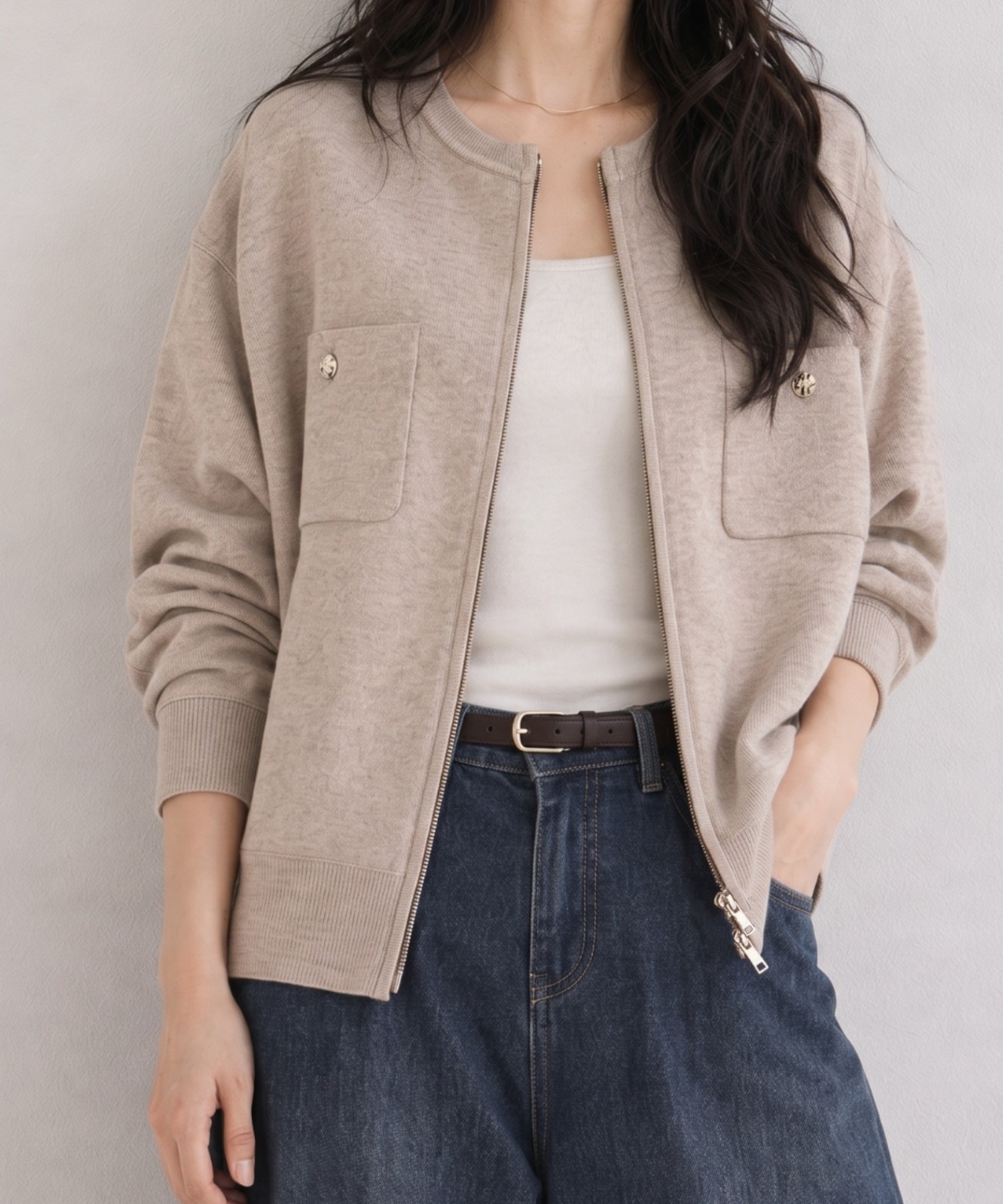 前あきにして軽羽織にもなります◎