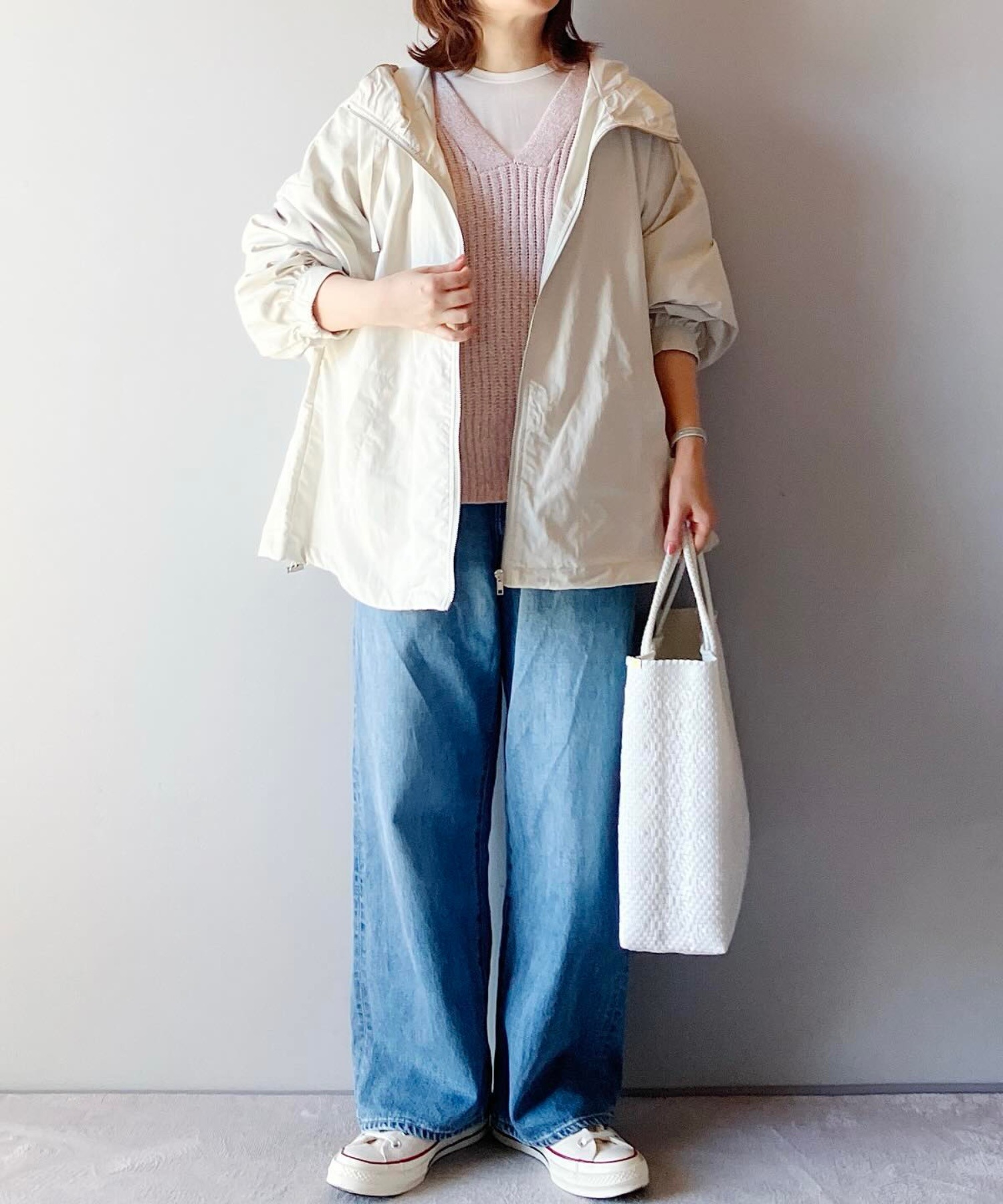 model：H161 着用サイズ：FREE