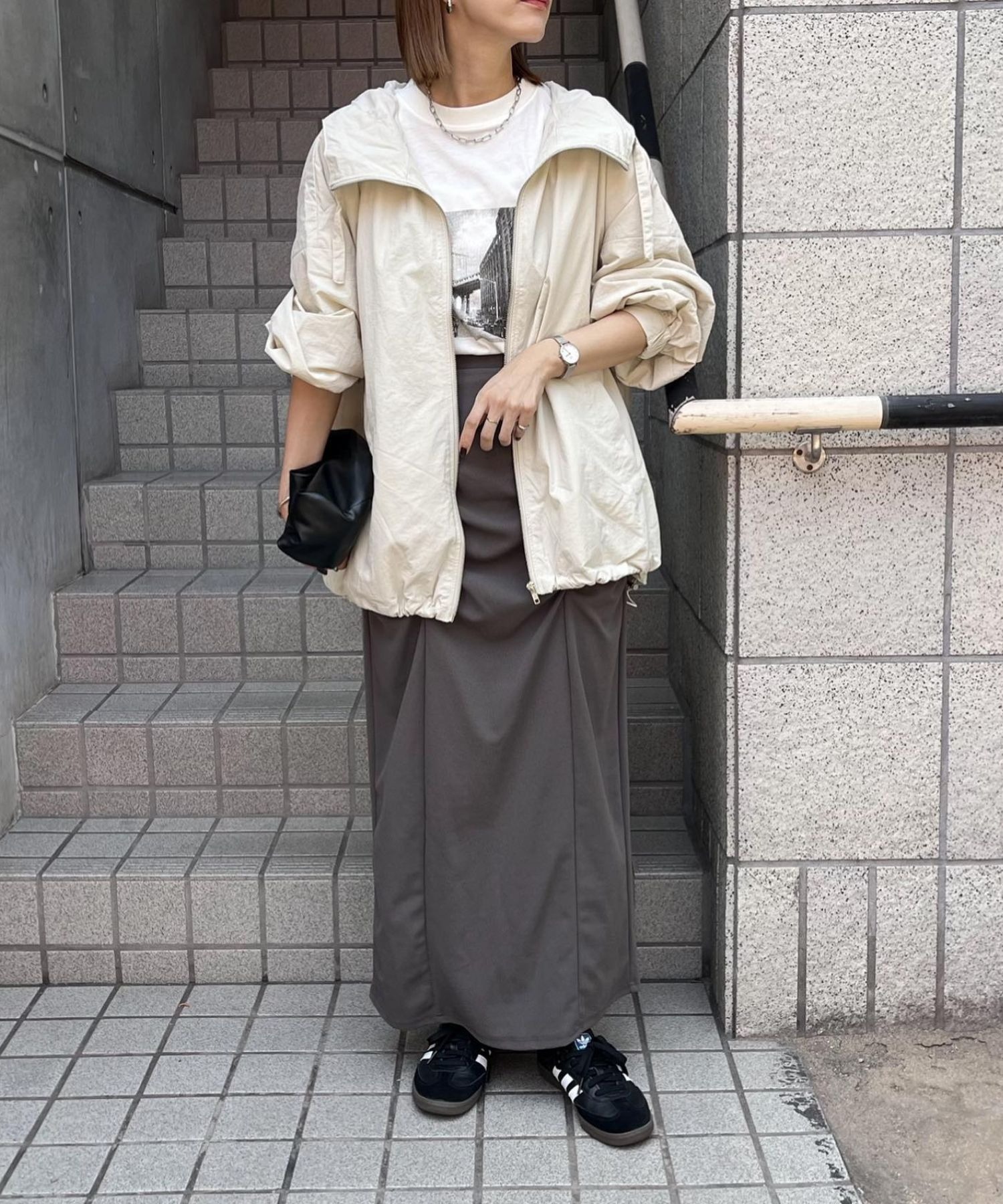 model：H160 着用サイズ：FREE