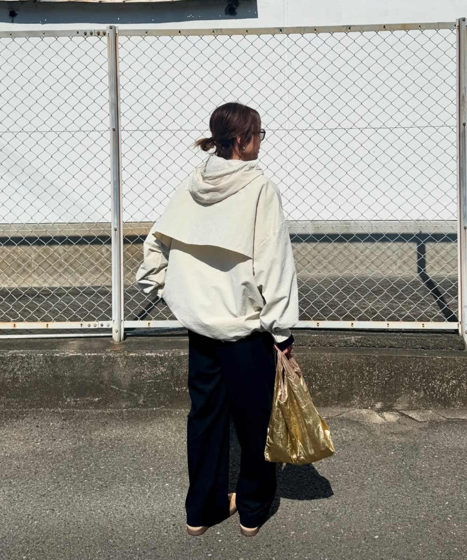 model：H161 着用サイズ：FREE