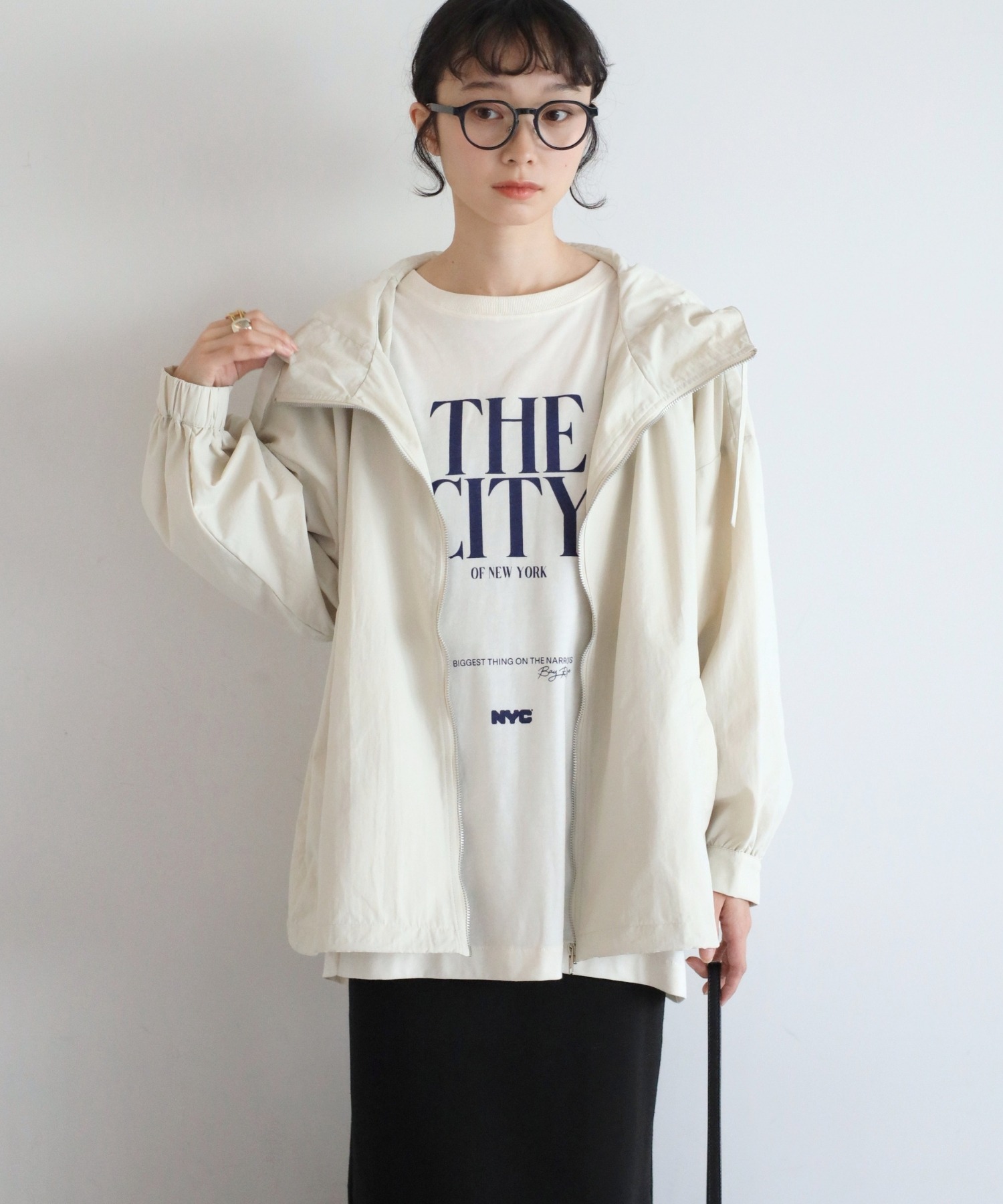 model:H161 着用サイズ:FREE(S)