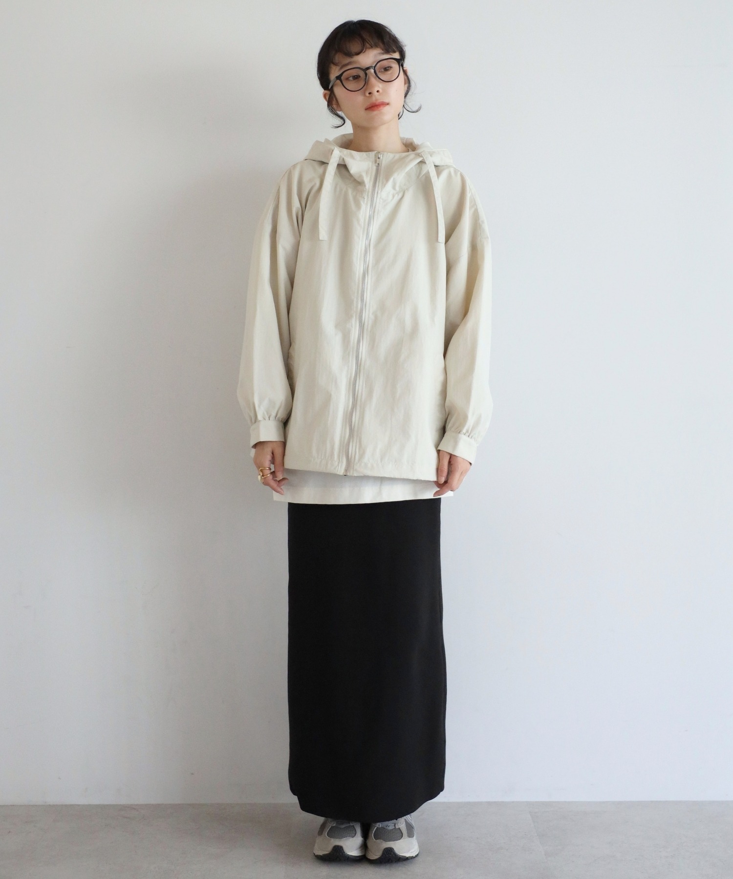 model:H161 着用サイズ:FREE(S)