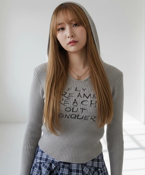 トップス KOME A'GEM/9 × .kom 『.KOMZ/ドットケーオーエムゼット』クロップフード