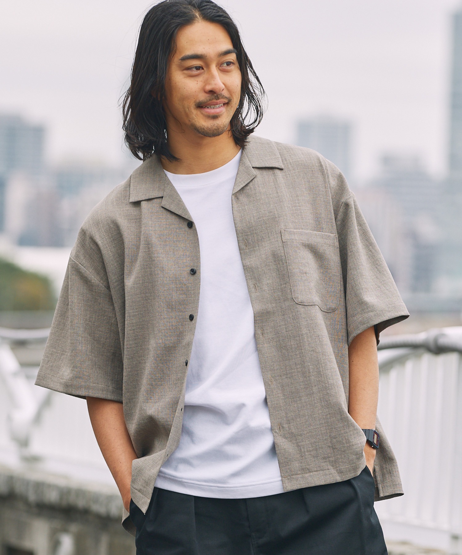 UNNOTICEシリーズ】＜セットアップ対応＞ドライタッチ テックリネン