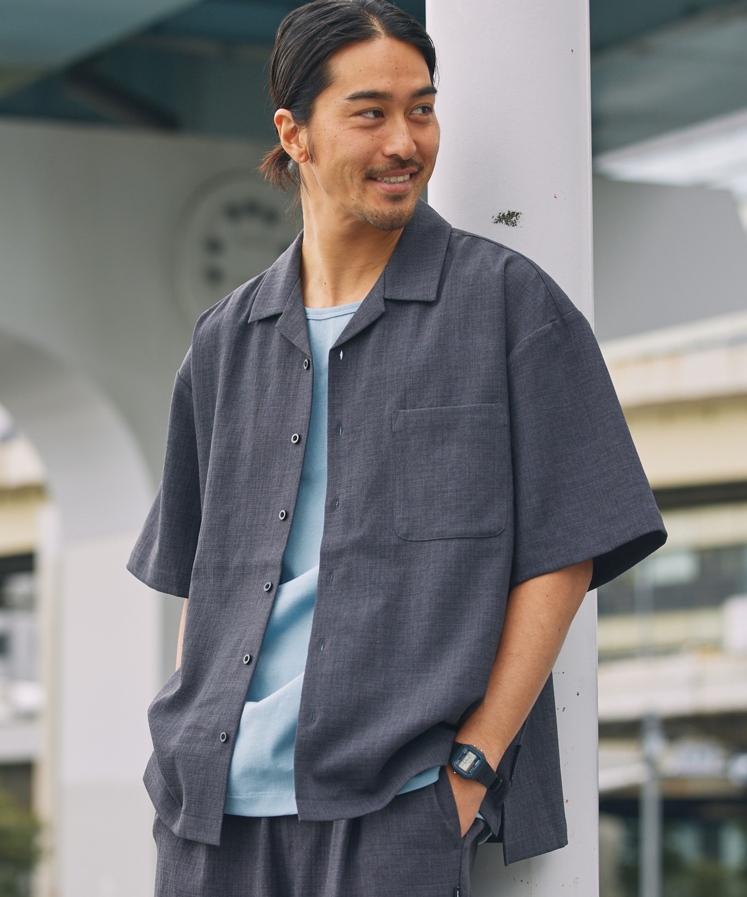 UNNOTICEシリーズ】＜セットアップ対応＞ドライタッチ テックリネン