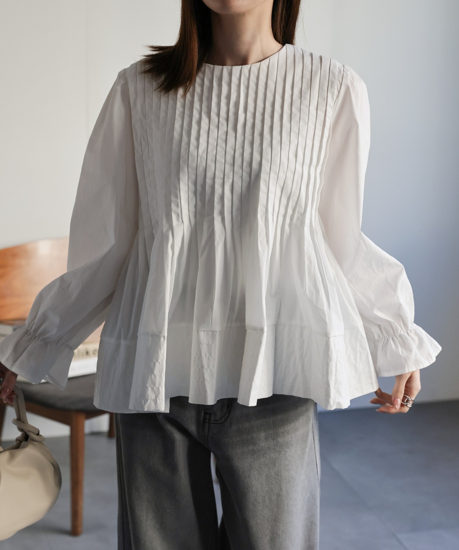 model:162cm　着用サイズ:F
