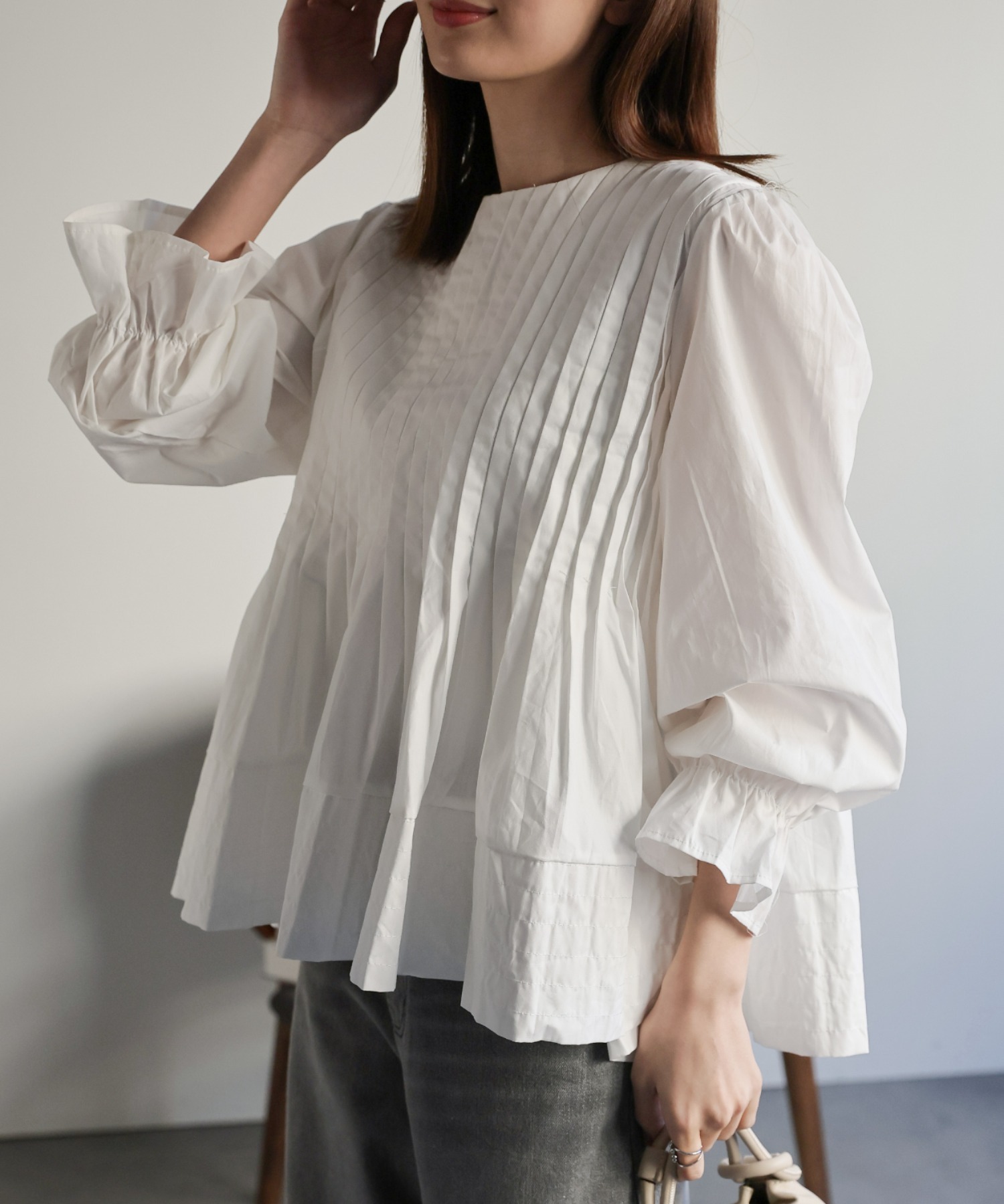 model:162cm　着用サイズ:F