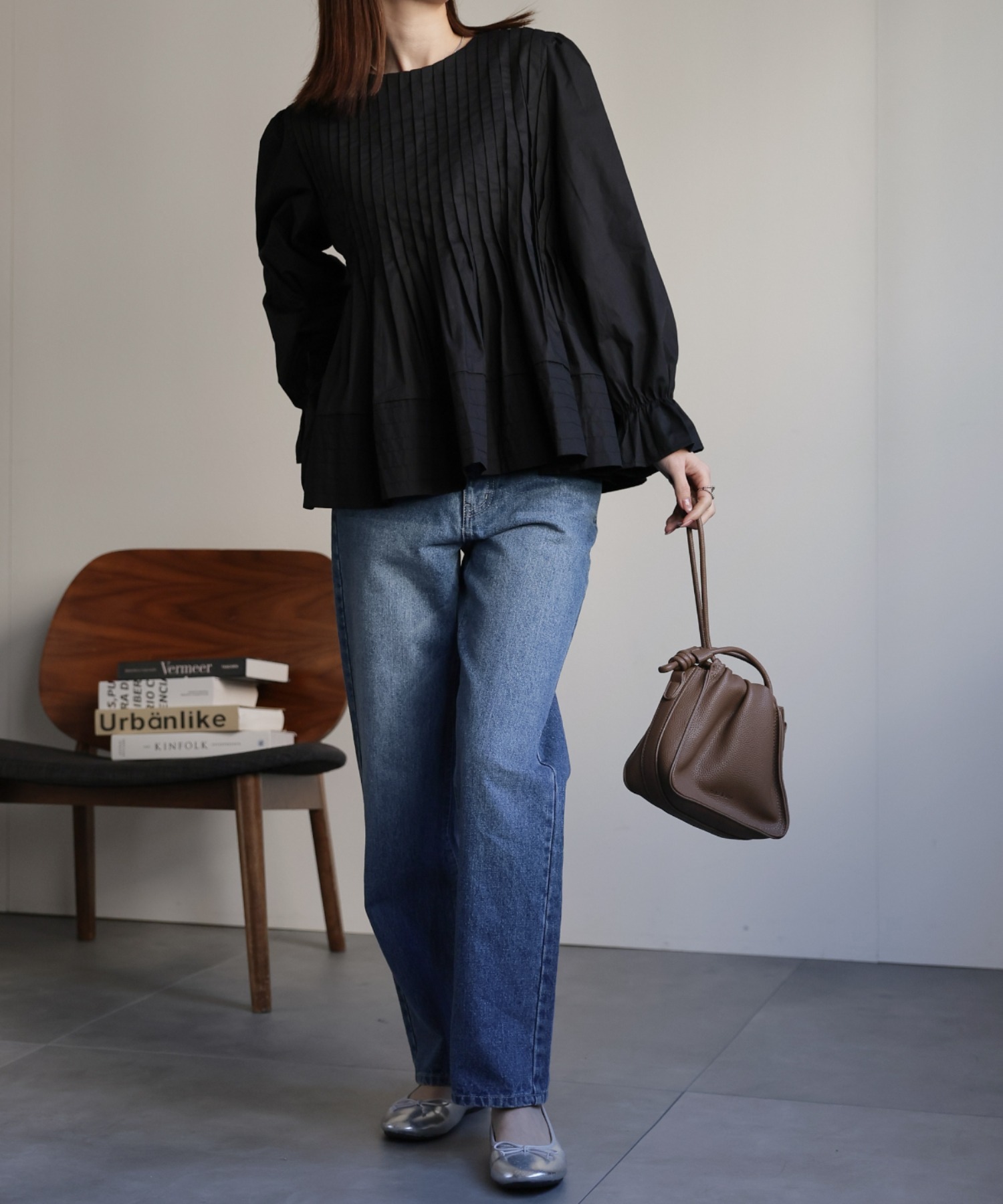 model:162cm　着用サイズ:F