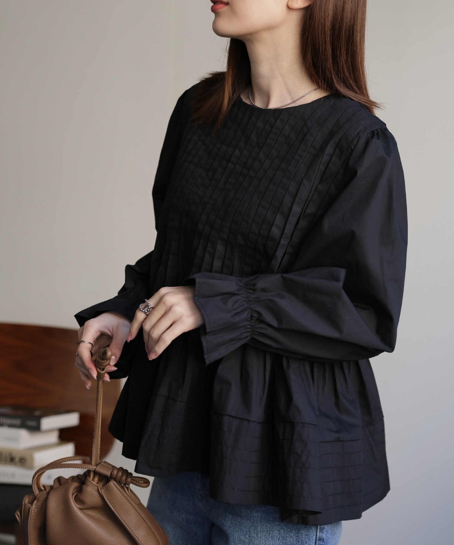 model:162cm　着用サイズ:F