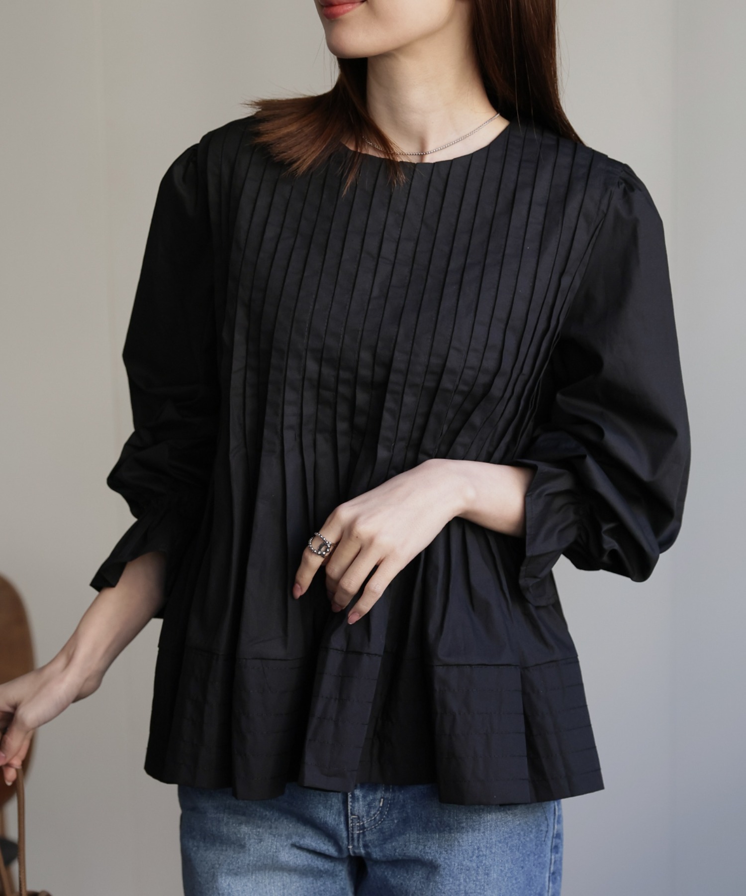 model:162cm　着用サイズ:F