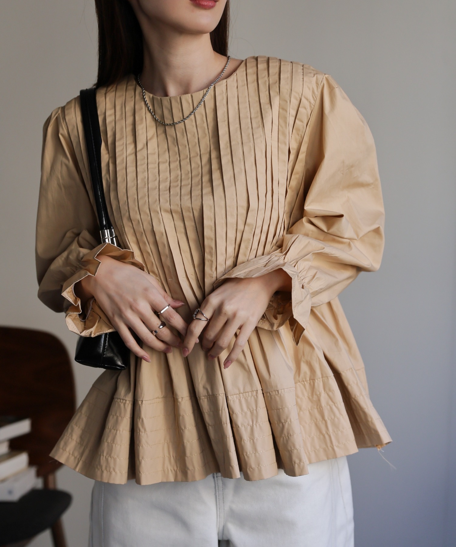 model:162cm　着用サイズ:F