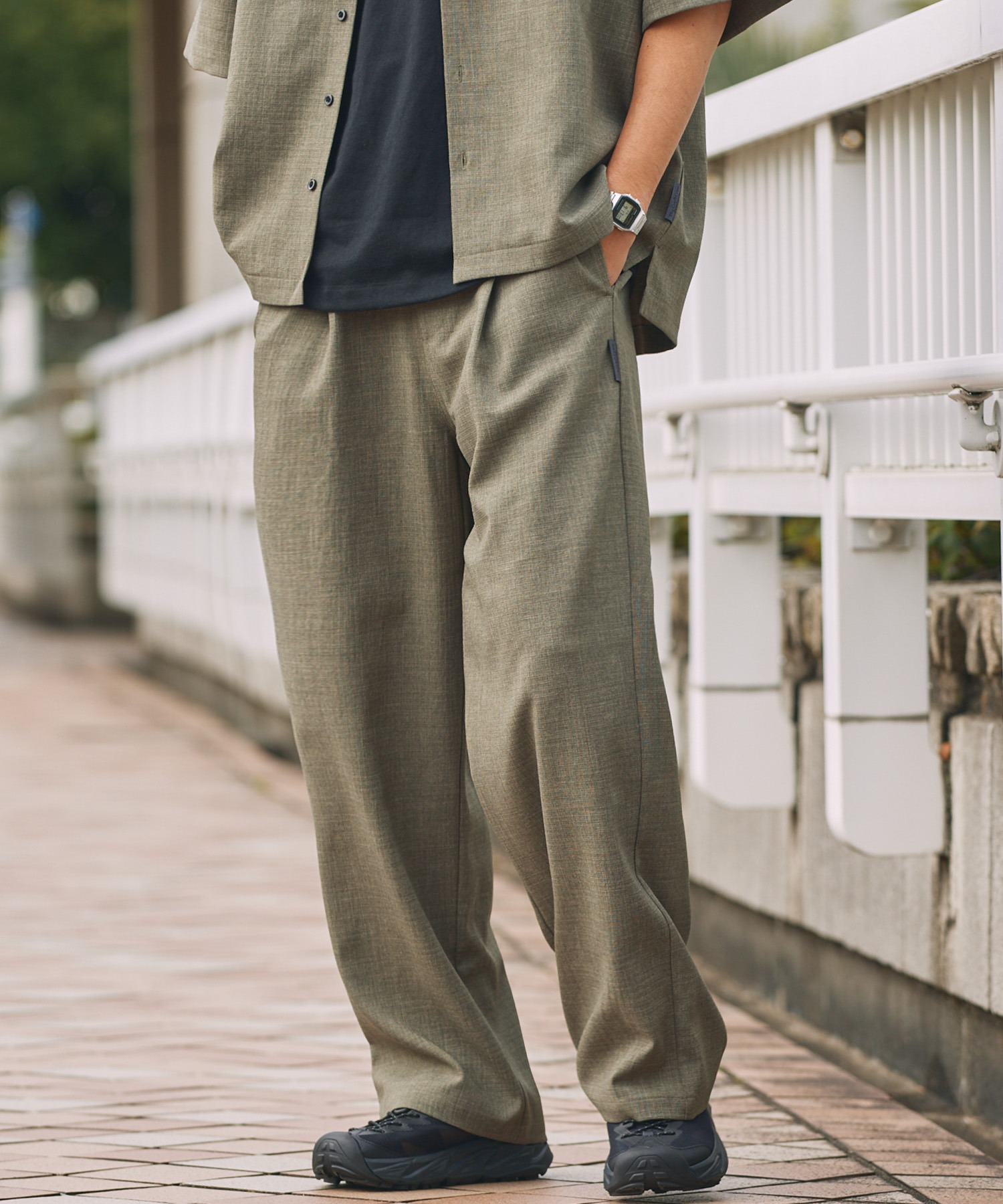 UNNOTICEシリーズ】＜セットアップ対応＞ドライタッチ リネンライク