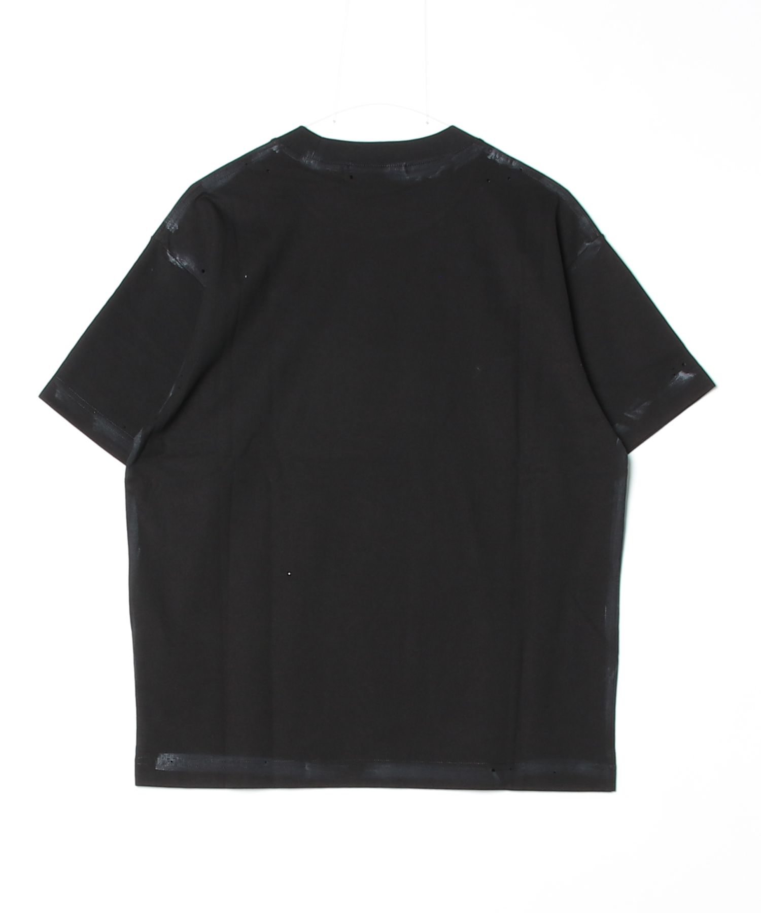 A'GEM/9 × .kom 『BENUSTA/ベヌスタ 』Black Rhinestone T-shirt