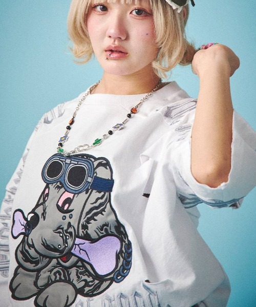 A'GEM/9 × .kom 『GALFY/ガルフィー』病みに染まりし反戦Tシャツ