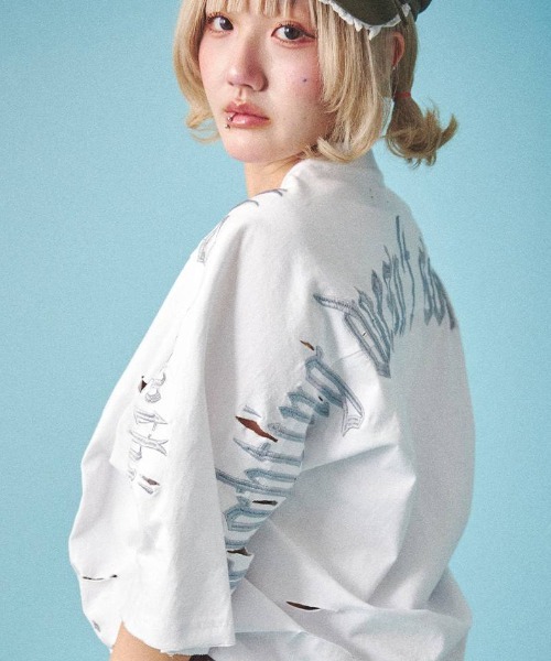 A'GEM/9 × .kom 『GALFY/ガルフィー』病みに染まりし反戦Tシャツ