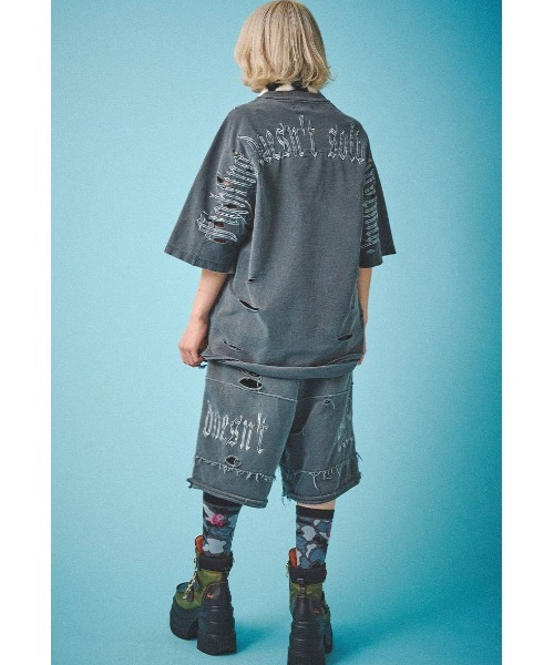A'GEM/9 × .kom 『GALFY/ガルフィー』病みに染まりし反戦Tシャツ