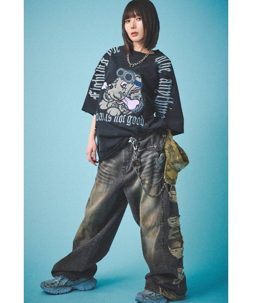 A'GEM/9 × .kom 『GALFY/ガルフィー』病みに染まりし反戦Tシャツ