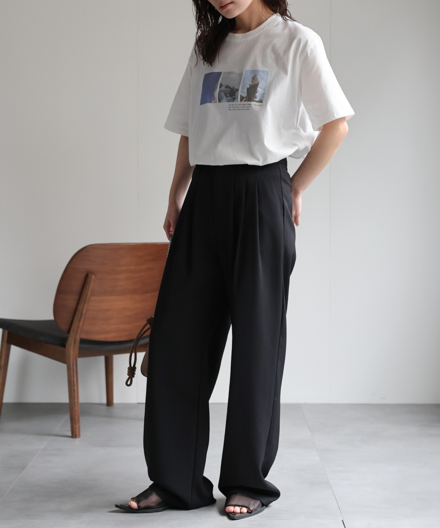model：156cm 着用サイズ：FREE