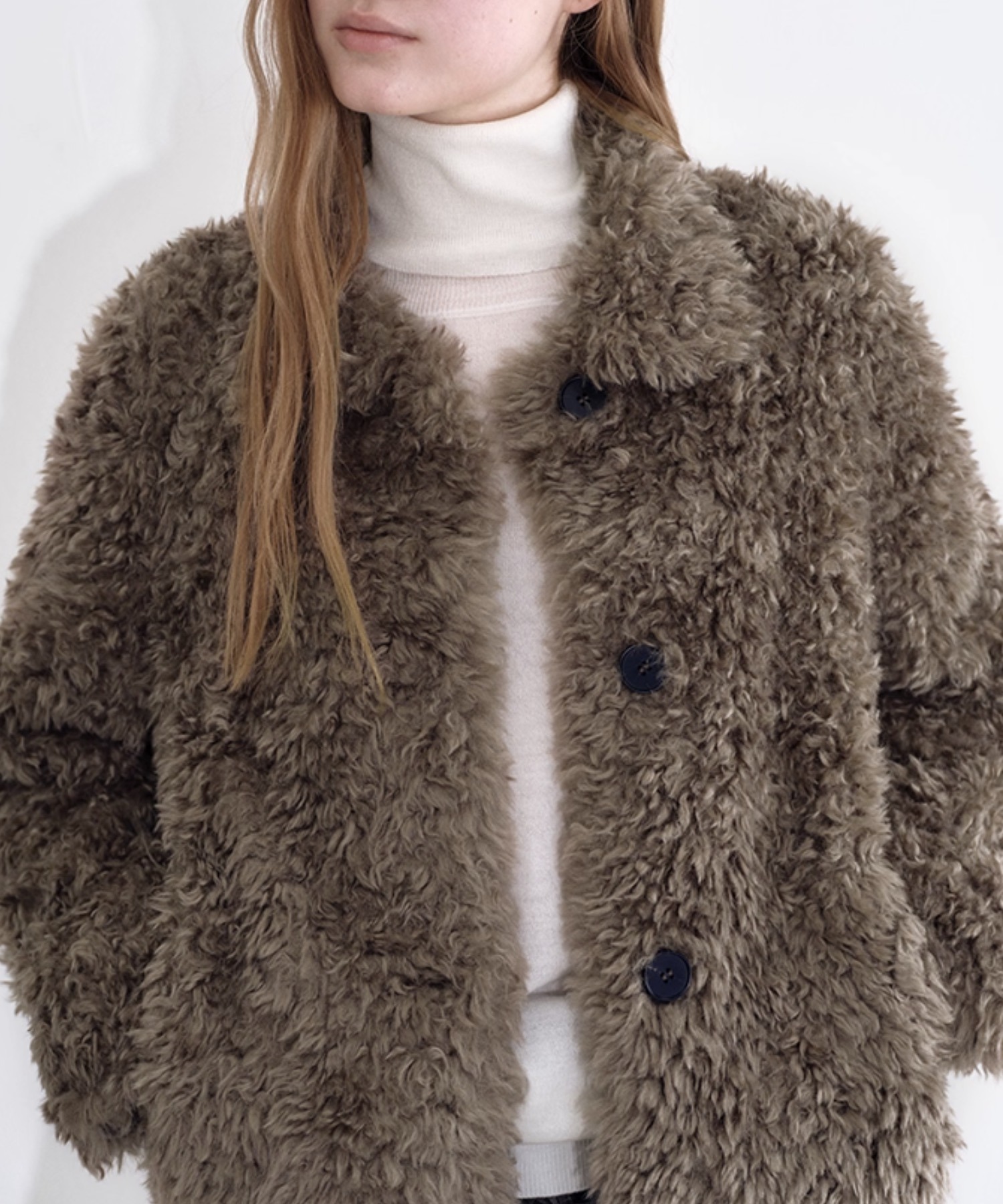 プードルファー ショートジャケット FD25W167【Fano Studios】【2025AW