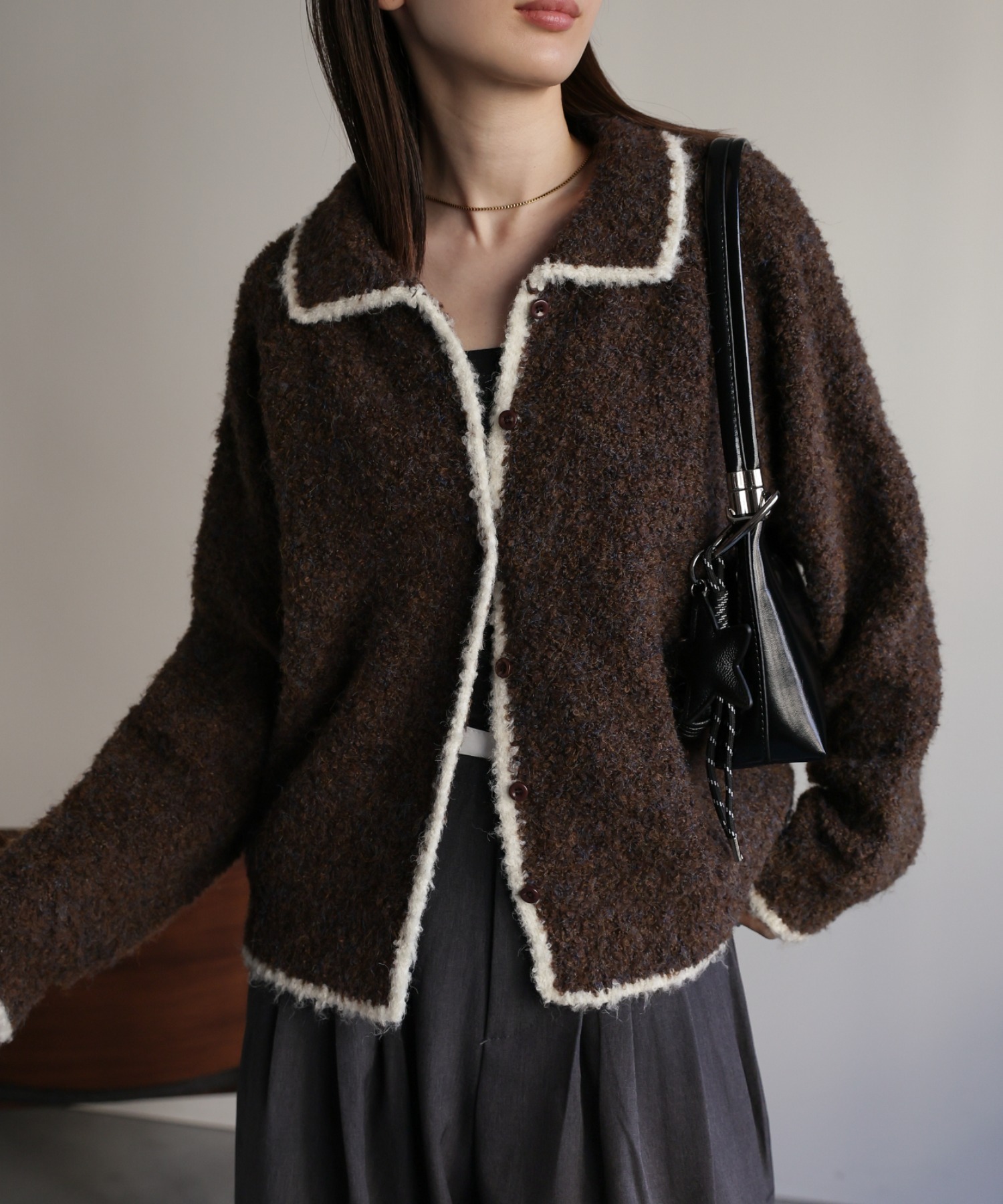 model:162cm 着用サイズ:F